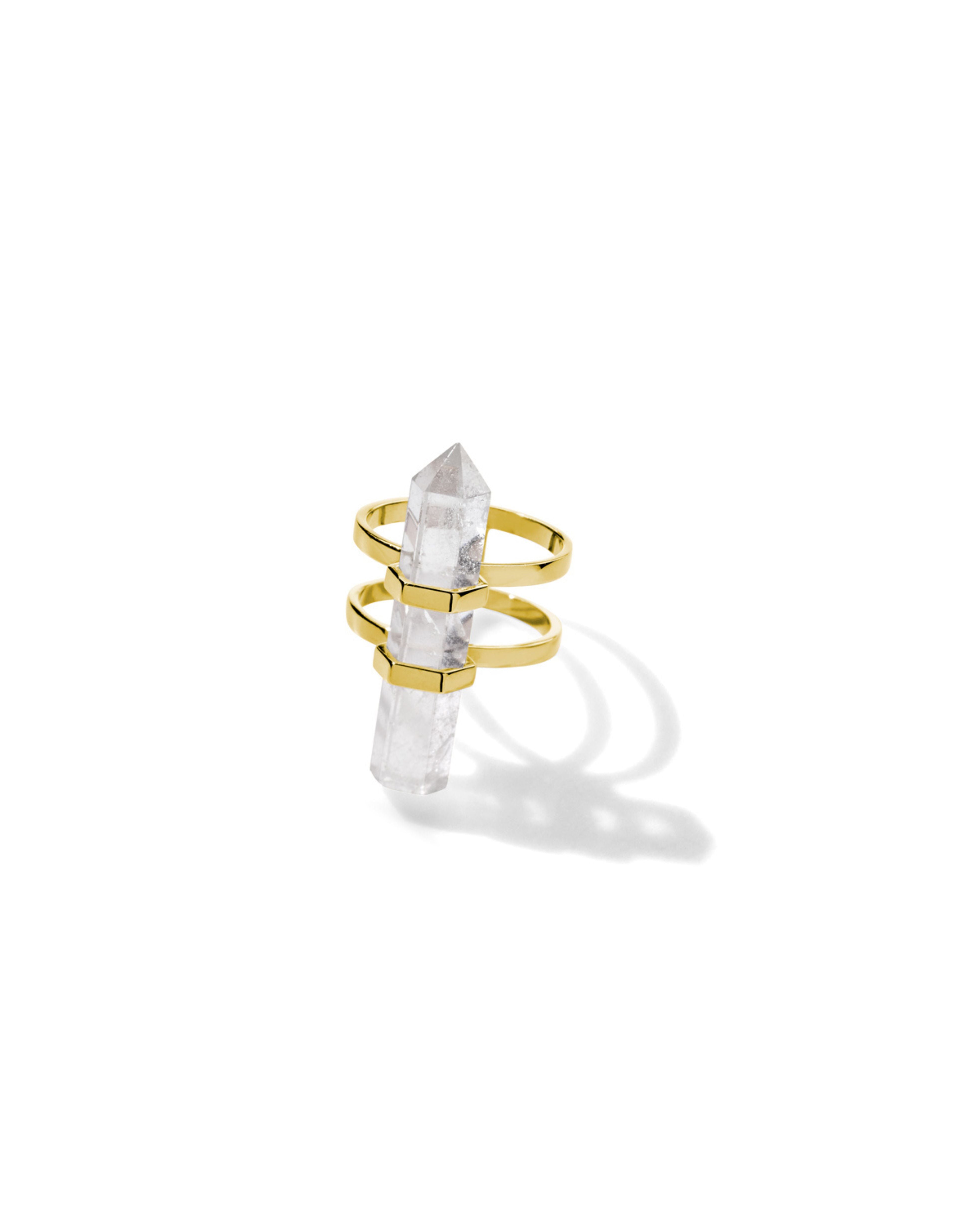 new love clarity ring | clear quartz