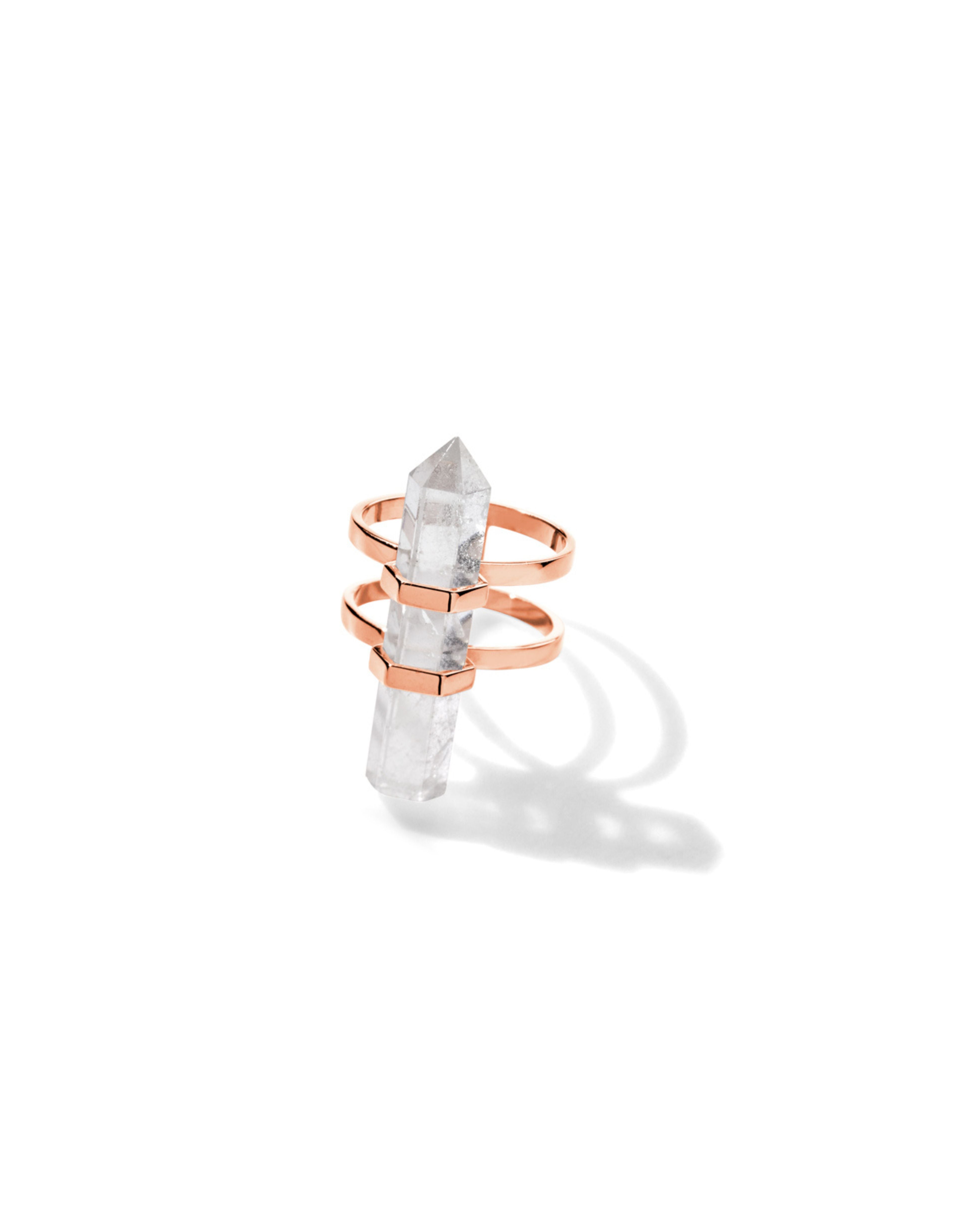 new love clarity ring | clear quartz