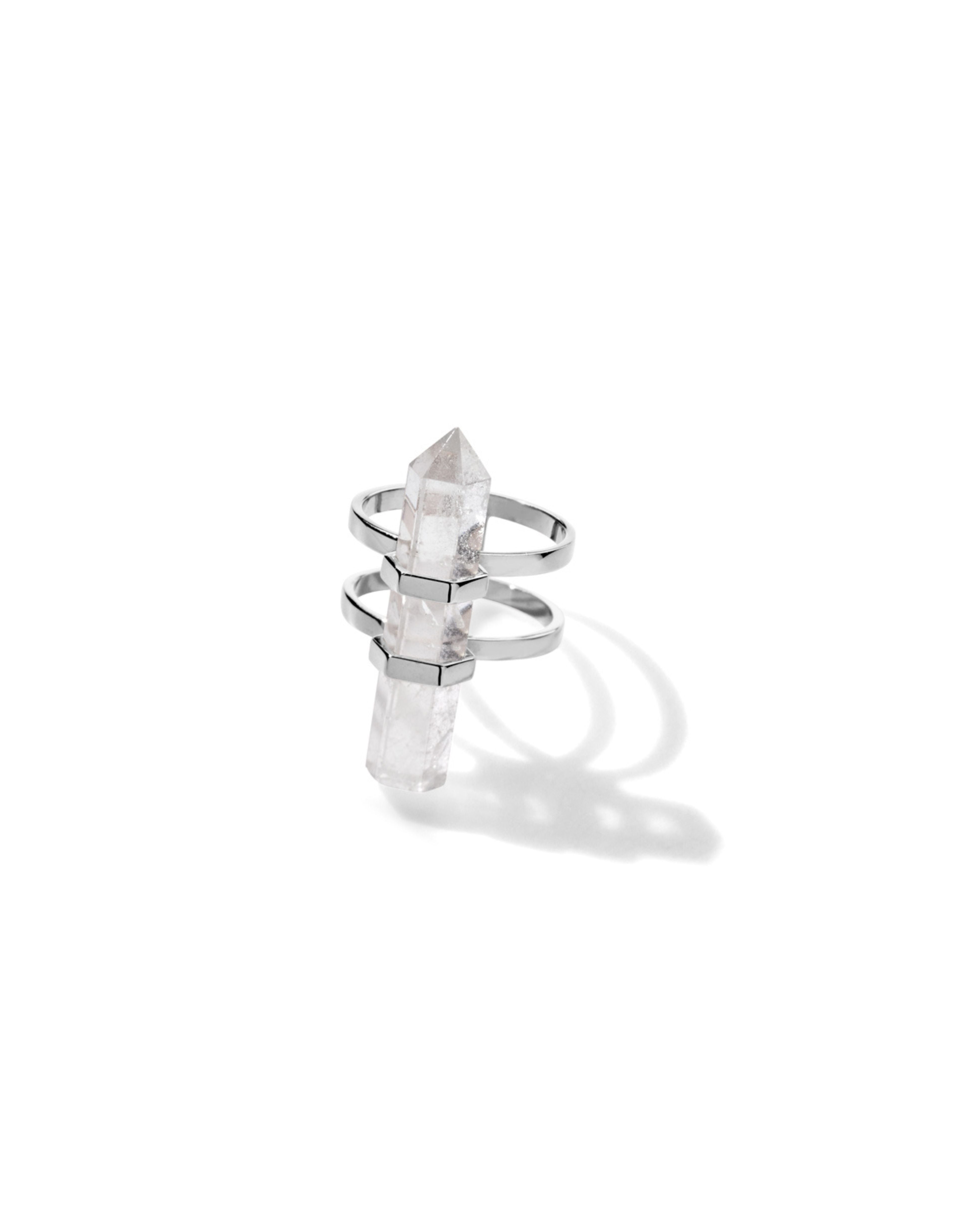 new love clarity ring | clear quartz