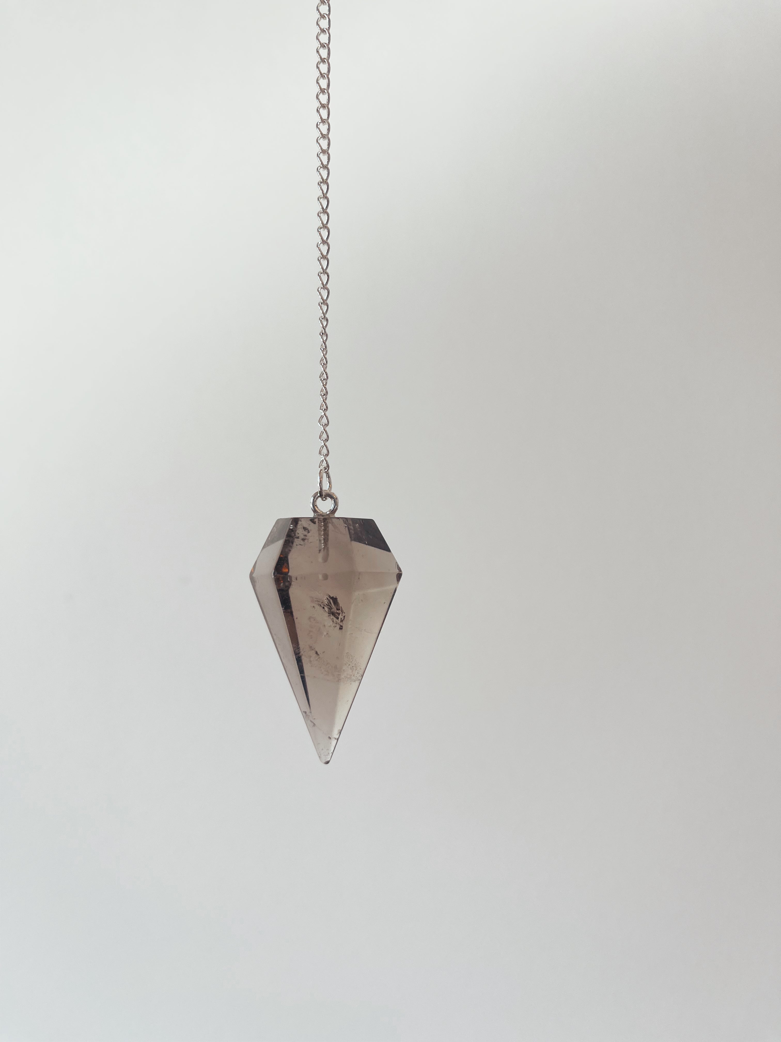 Smoky Quartz Crystal Pendulum