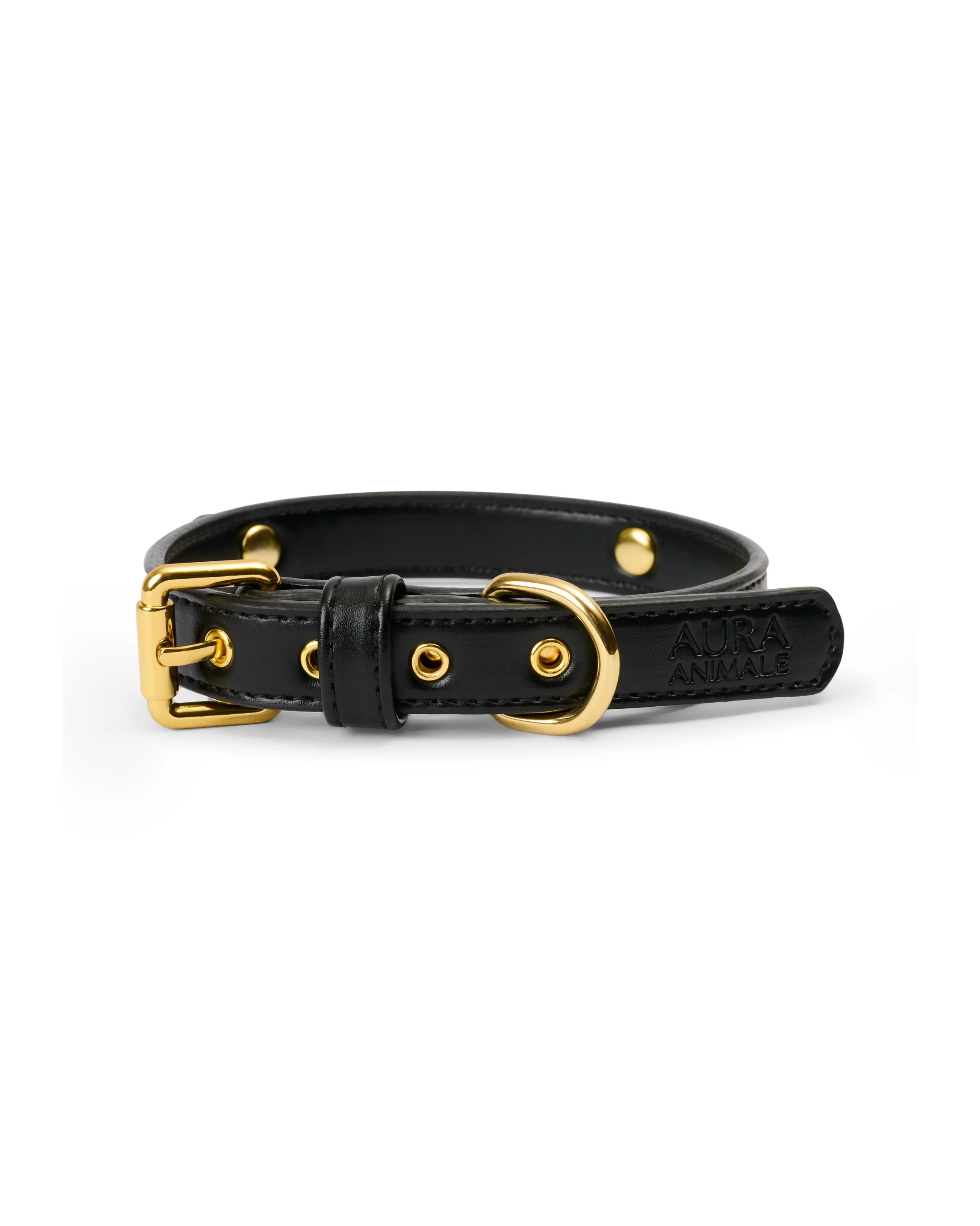 soul dog collar | black | aura animale
