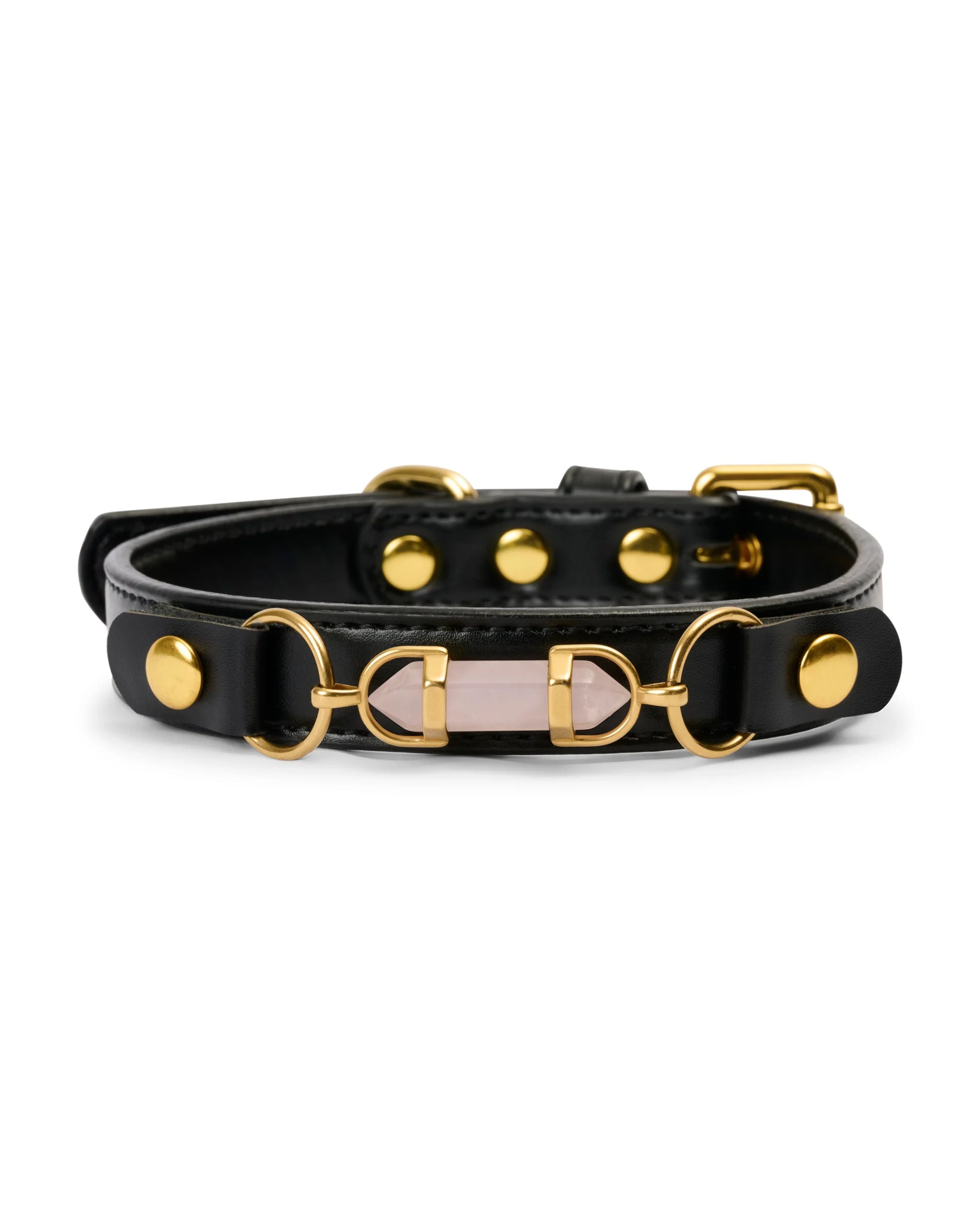 soul dog collar | black | aura animale