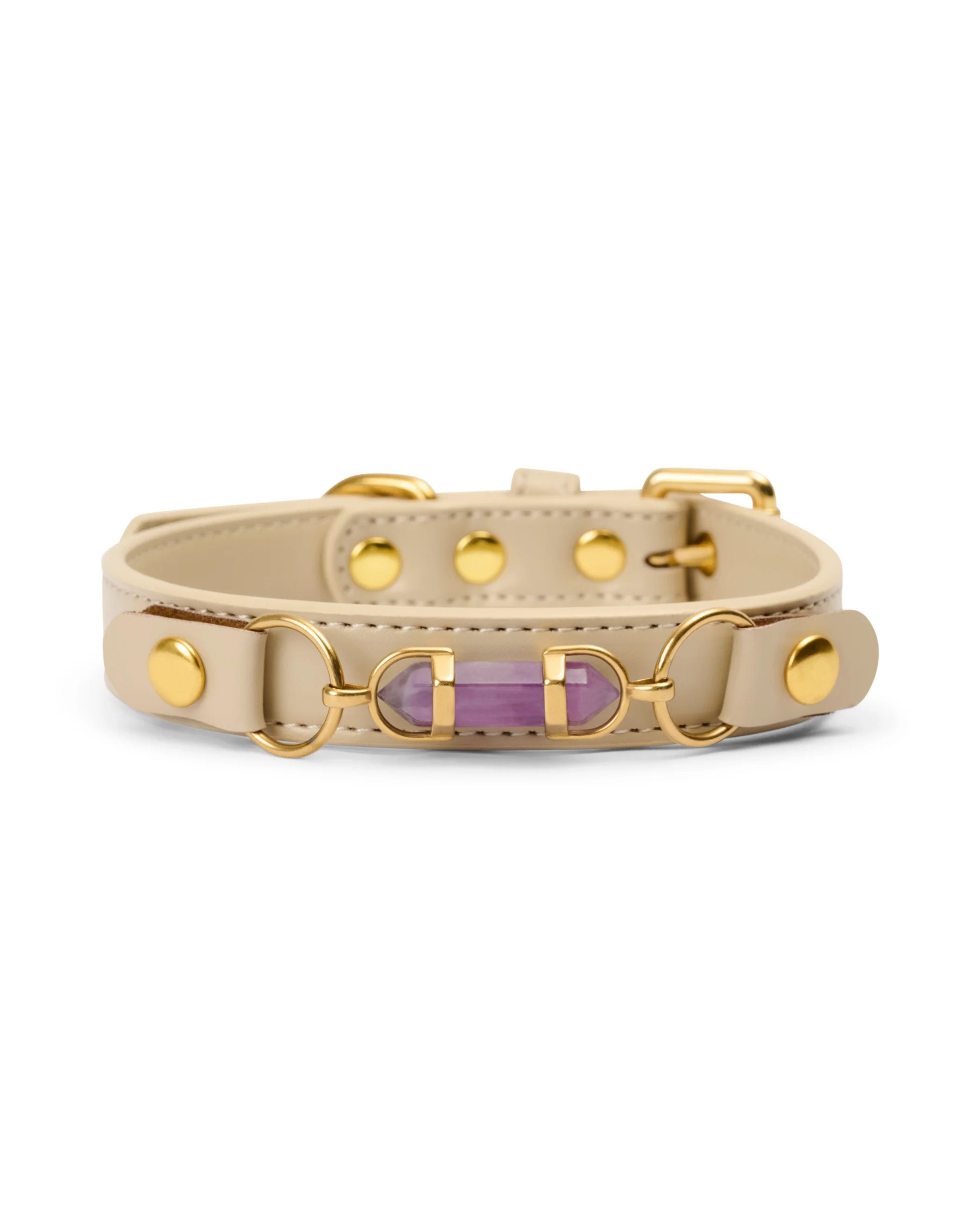 soul dog collar | cream | aura animale