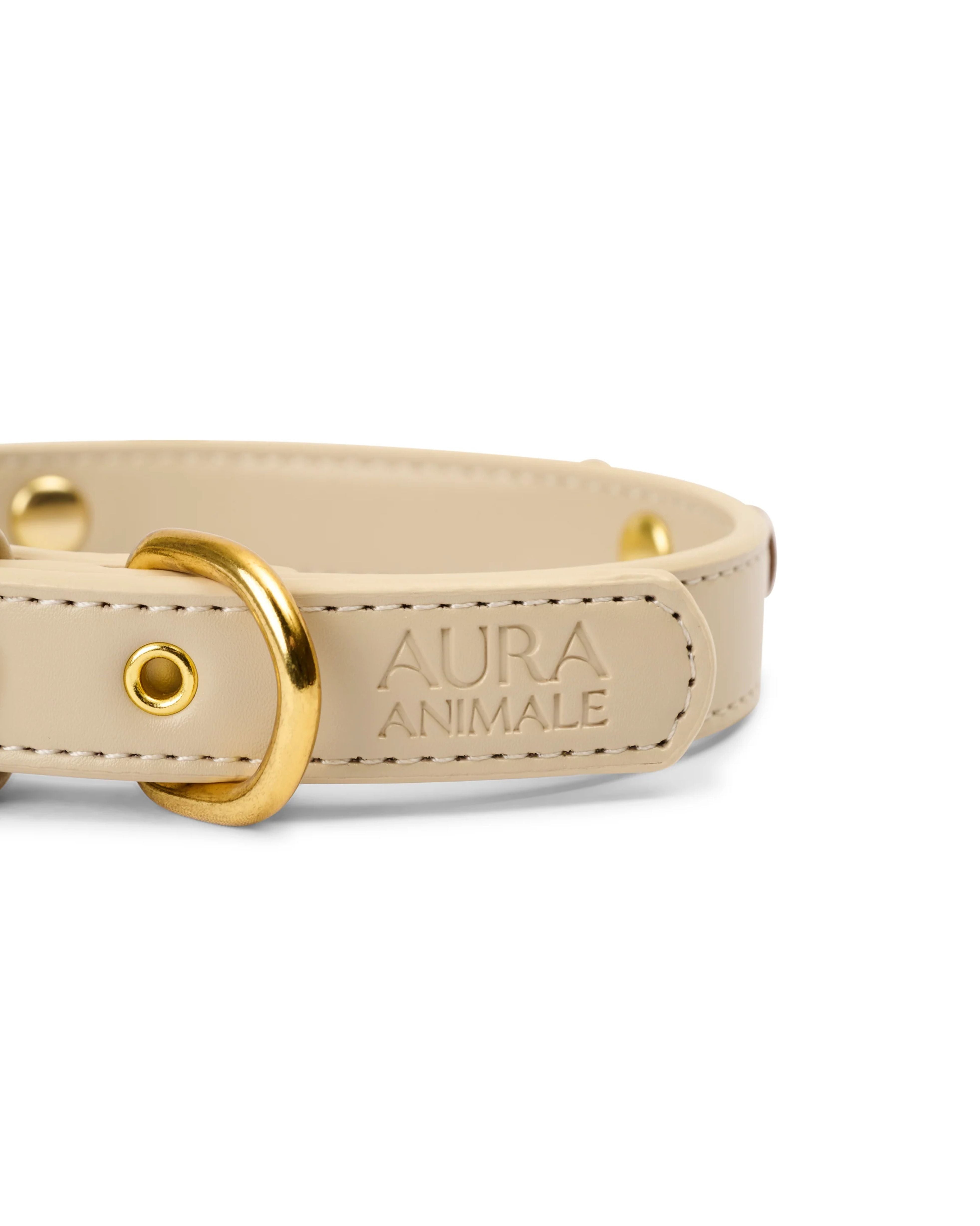 soul dog collar | cream | aura animale