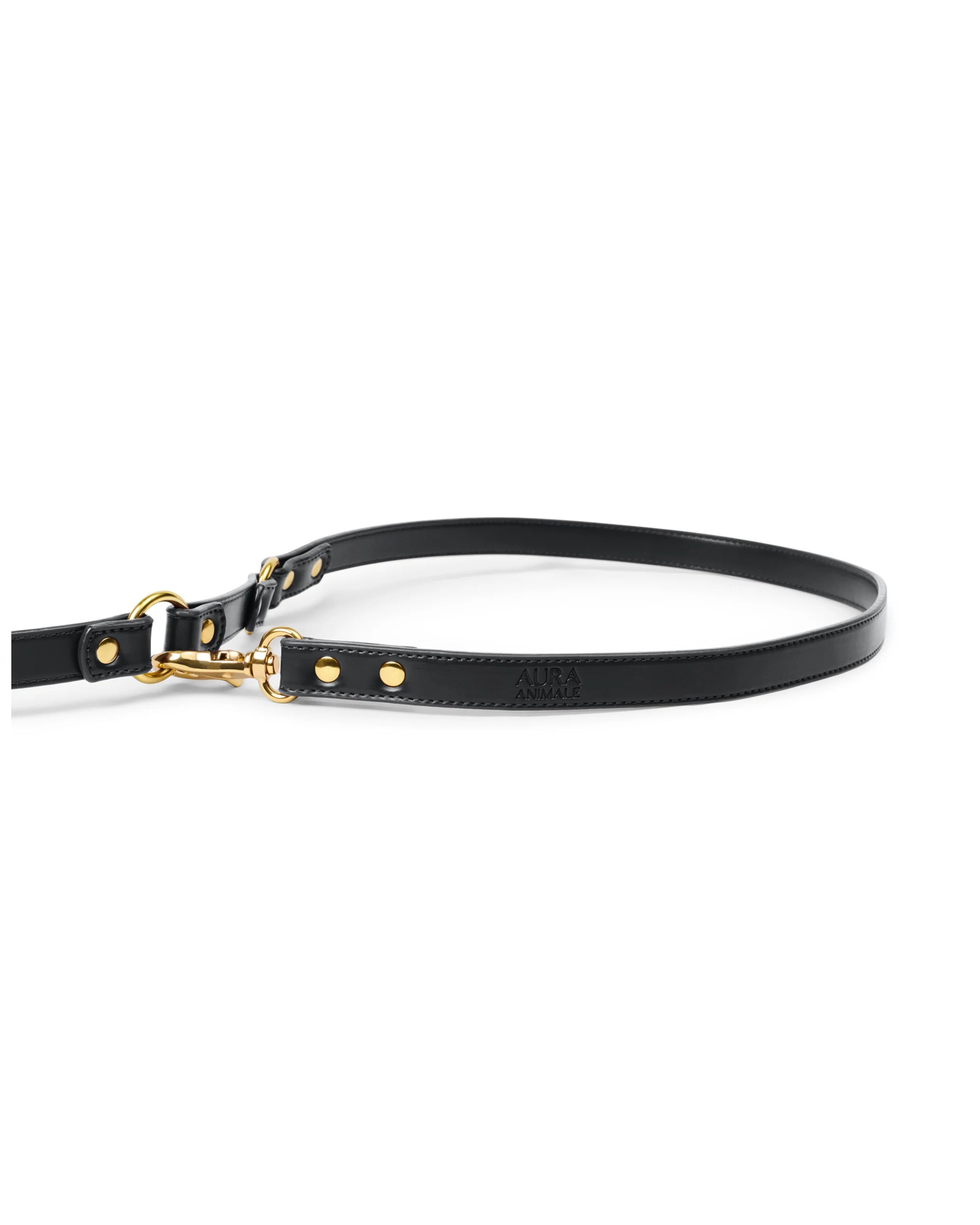 soul dog hands free lead | black | aura animale