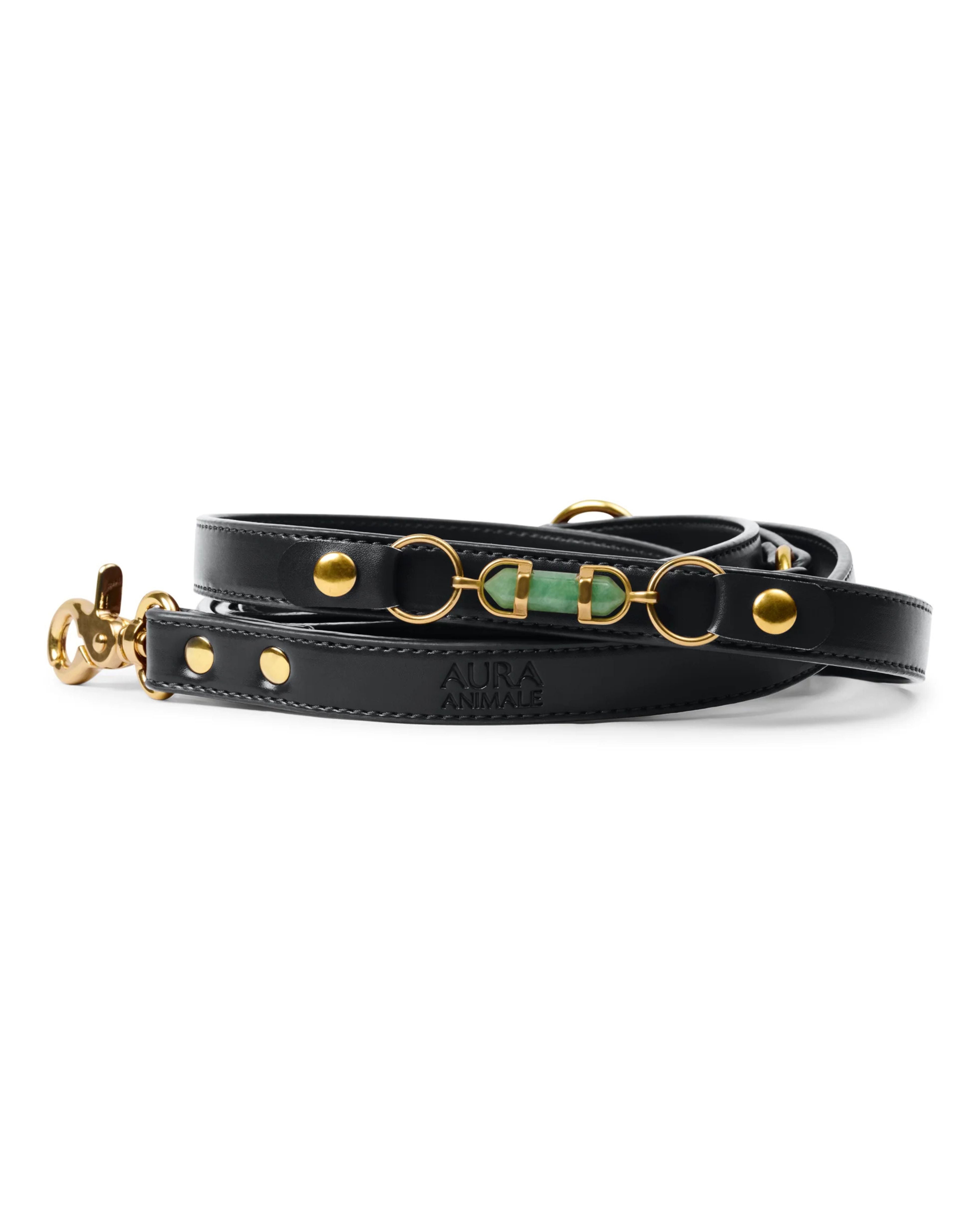 soul dog hands free lead | black | aura animale