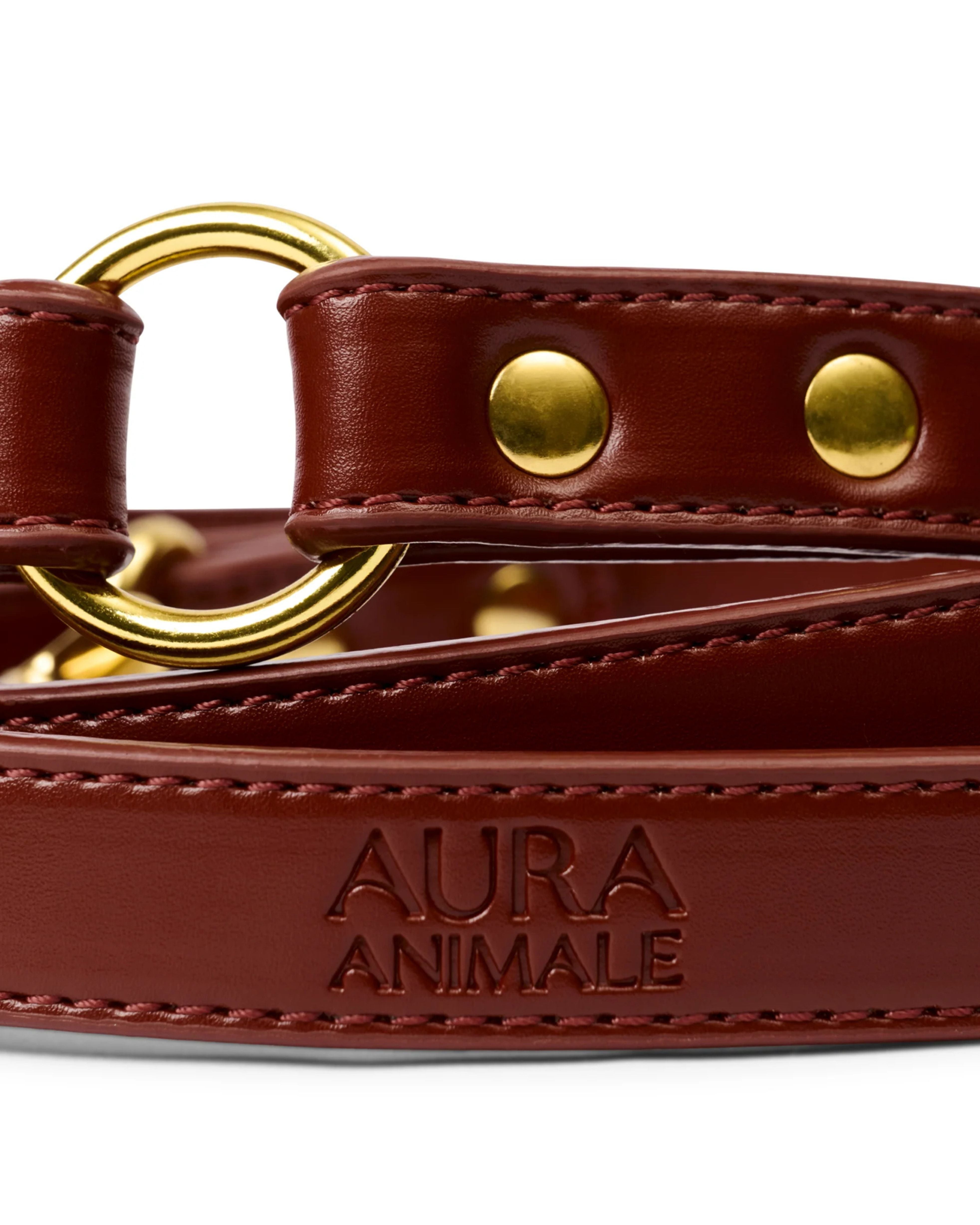 soul dog hands free lead | chestnut | aura animale
