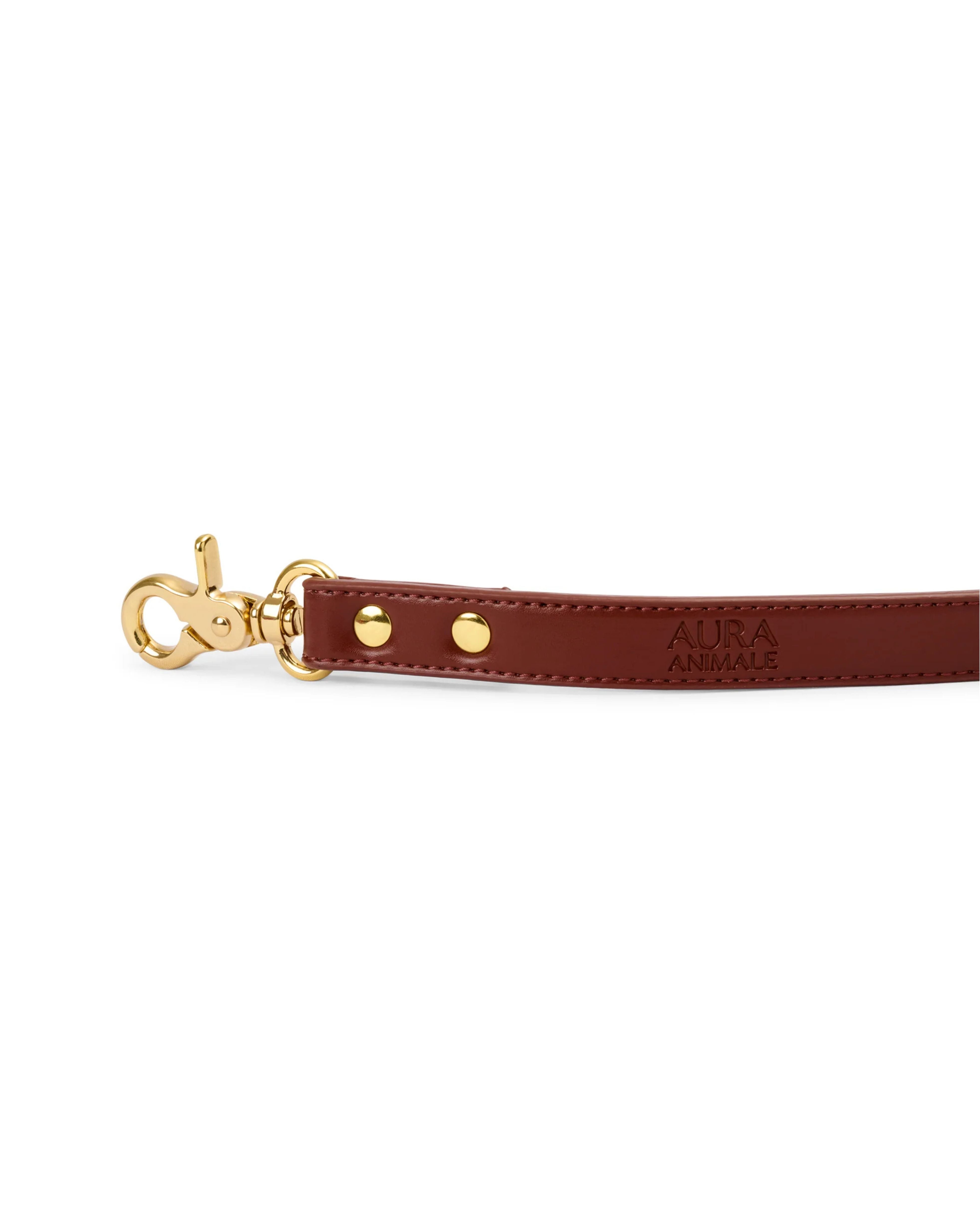 soul dog hands free lead | chestnut | aura animale