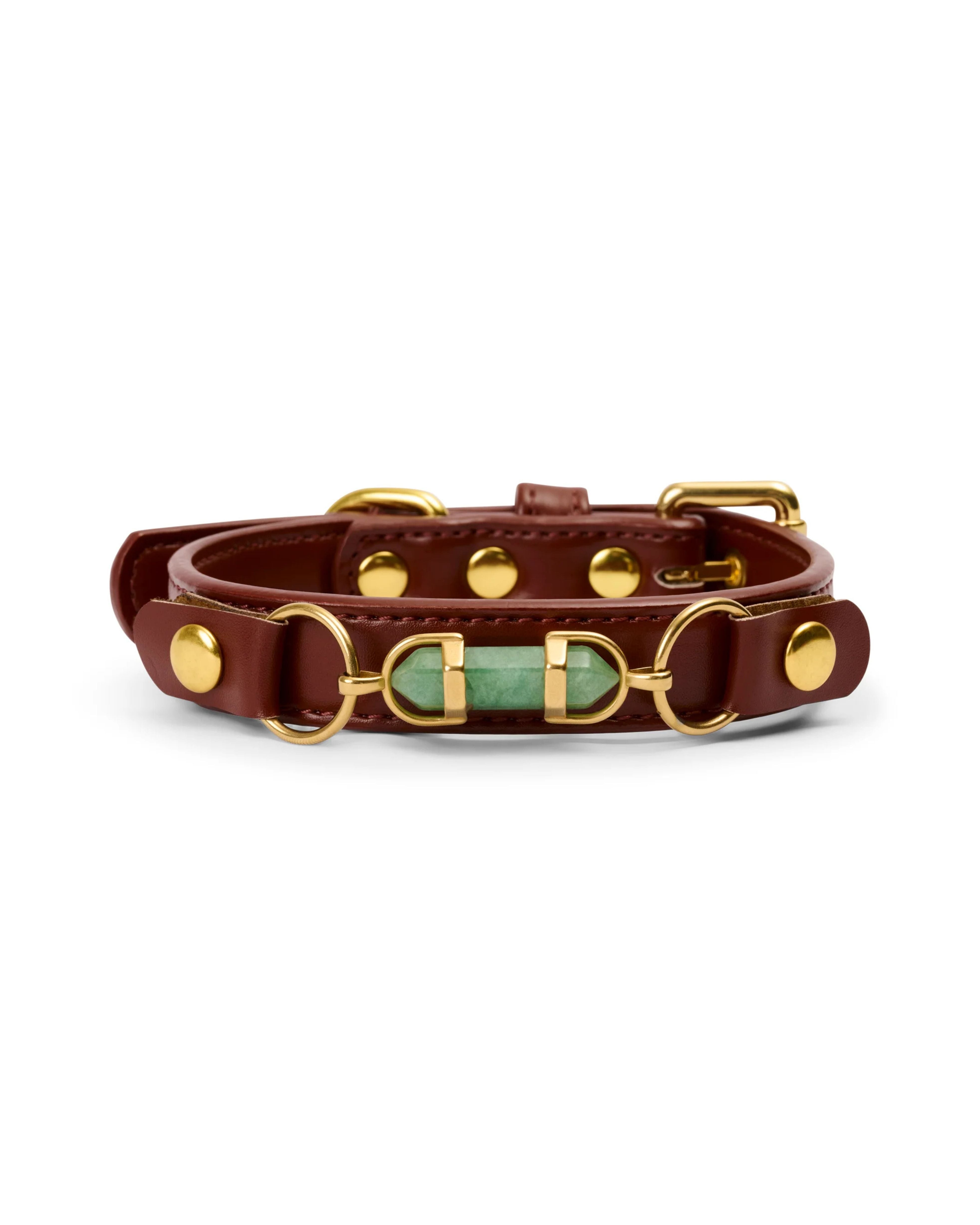 soul dog collar | chestnut | aura animale