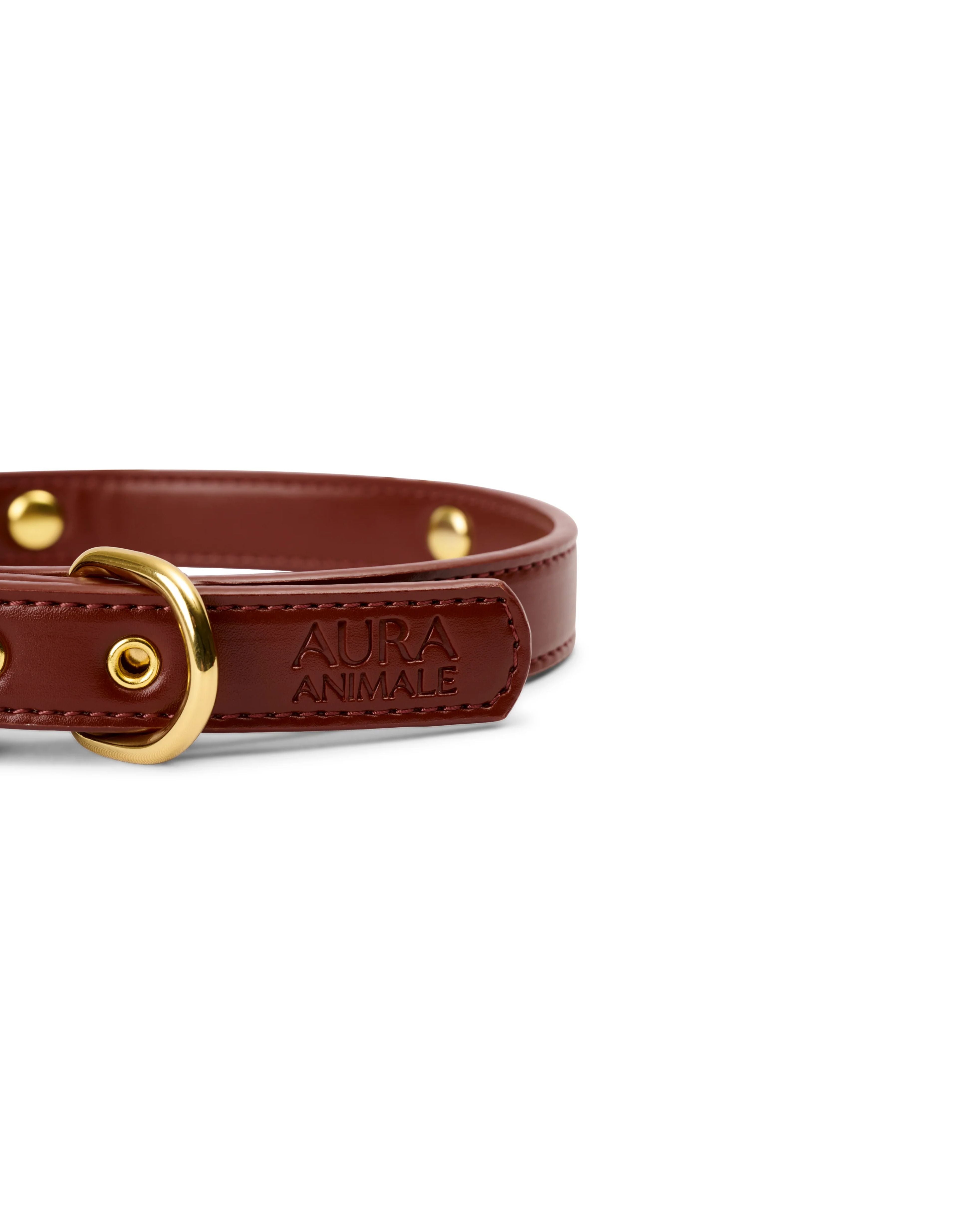 soul dog collar | chestnut | aura animale