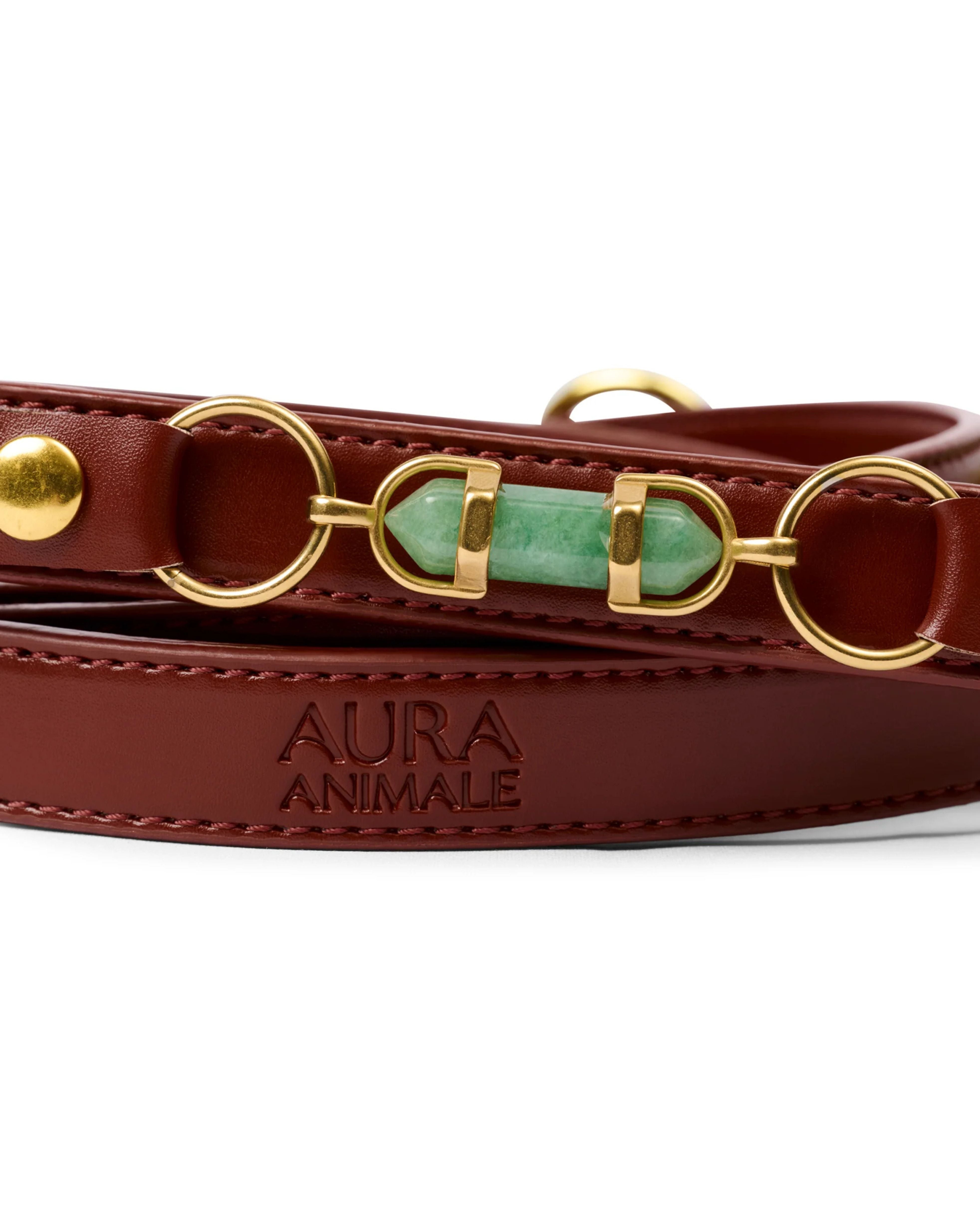 soul dog hands free lead | chestnut | aura animale