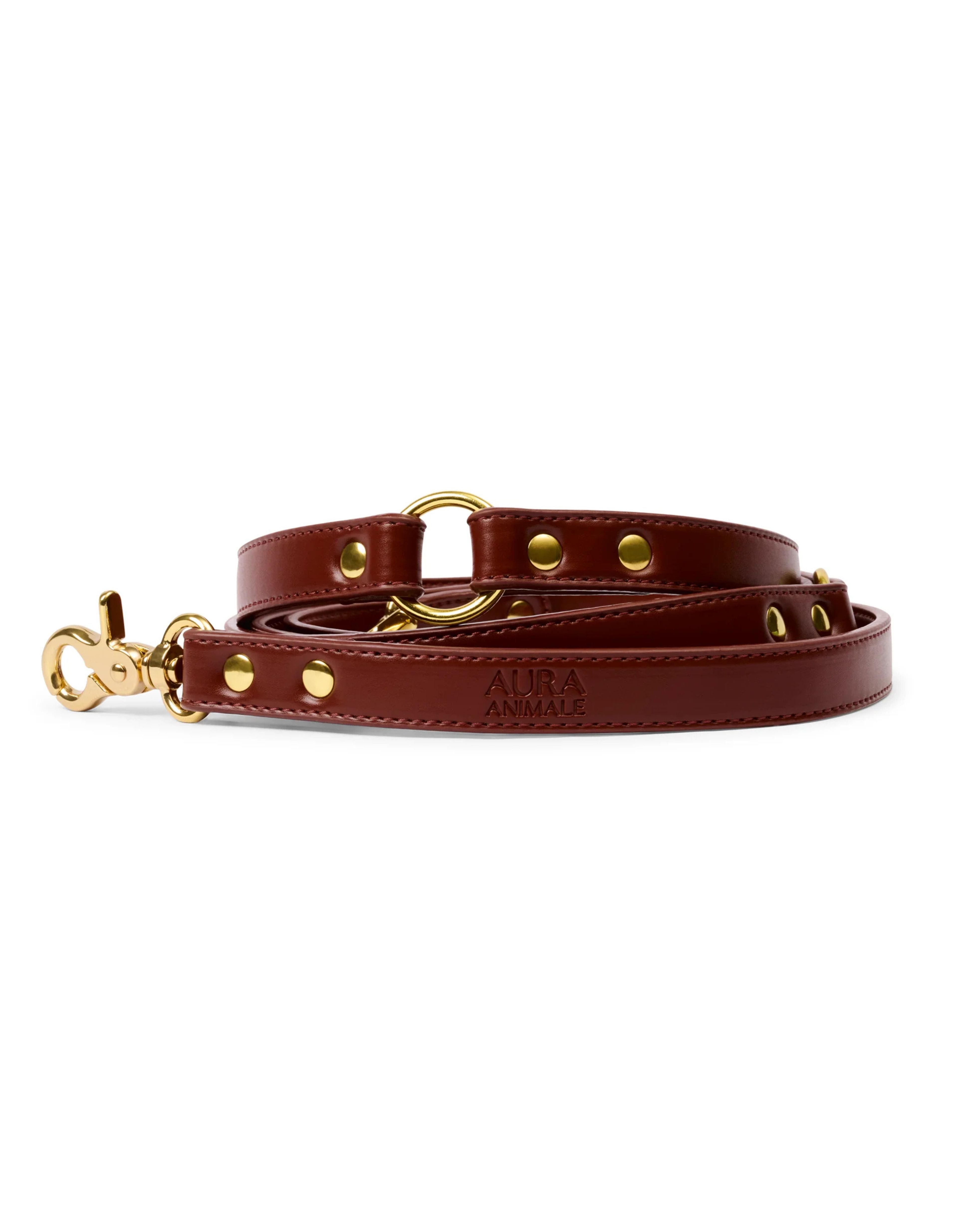 soul dog hands free lead | chestnut | aura animale