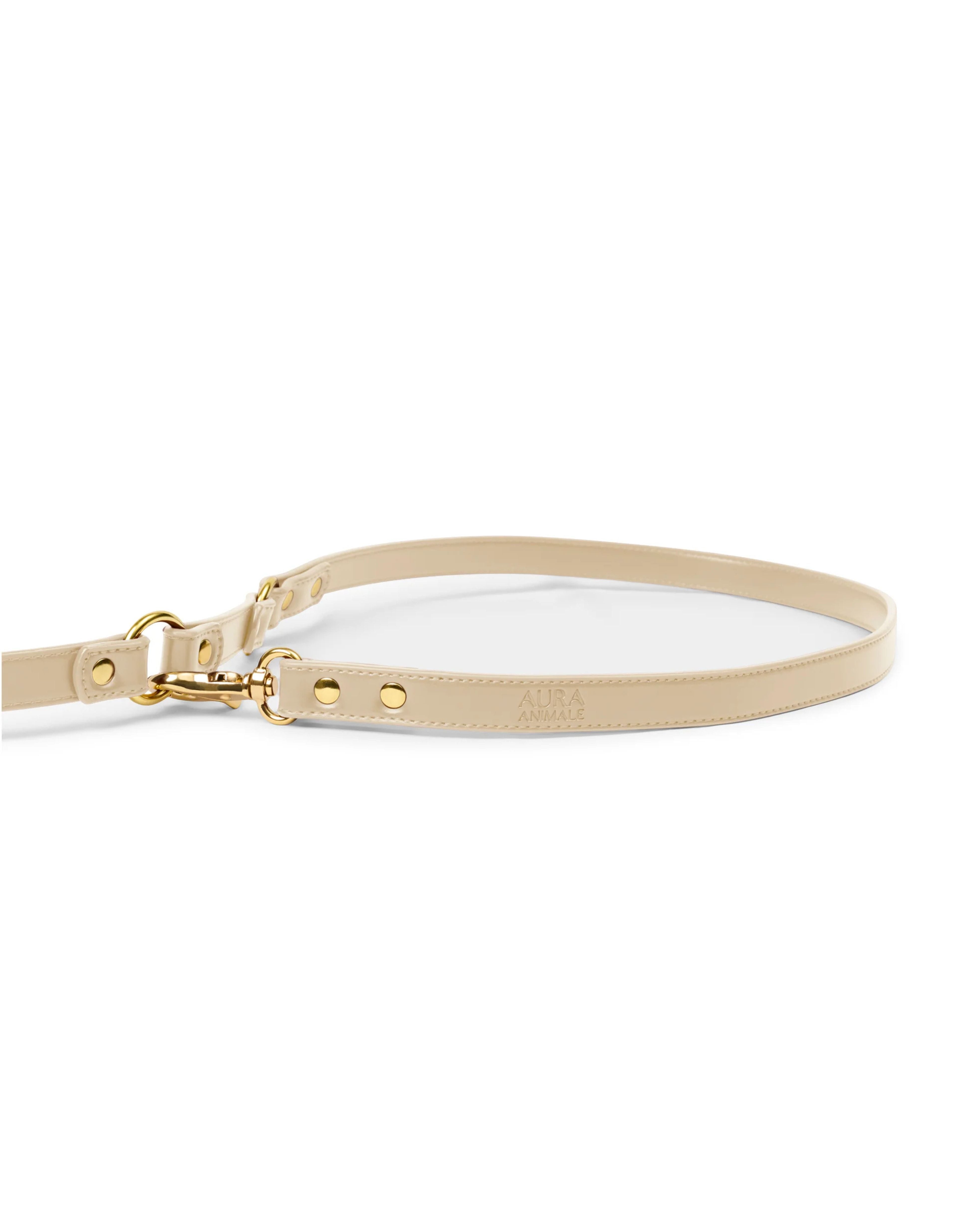 soul dog hands free lead | cream | aura animale