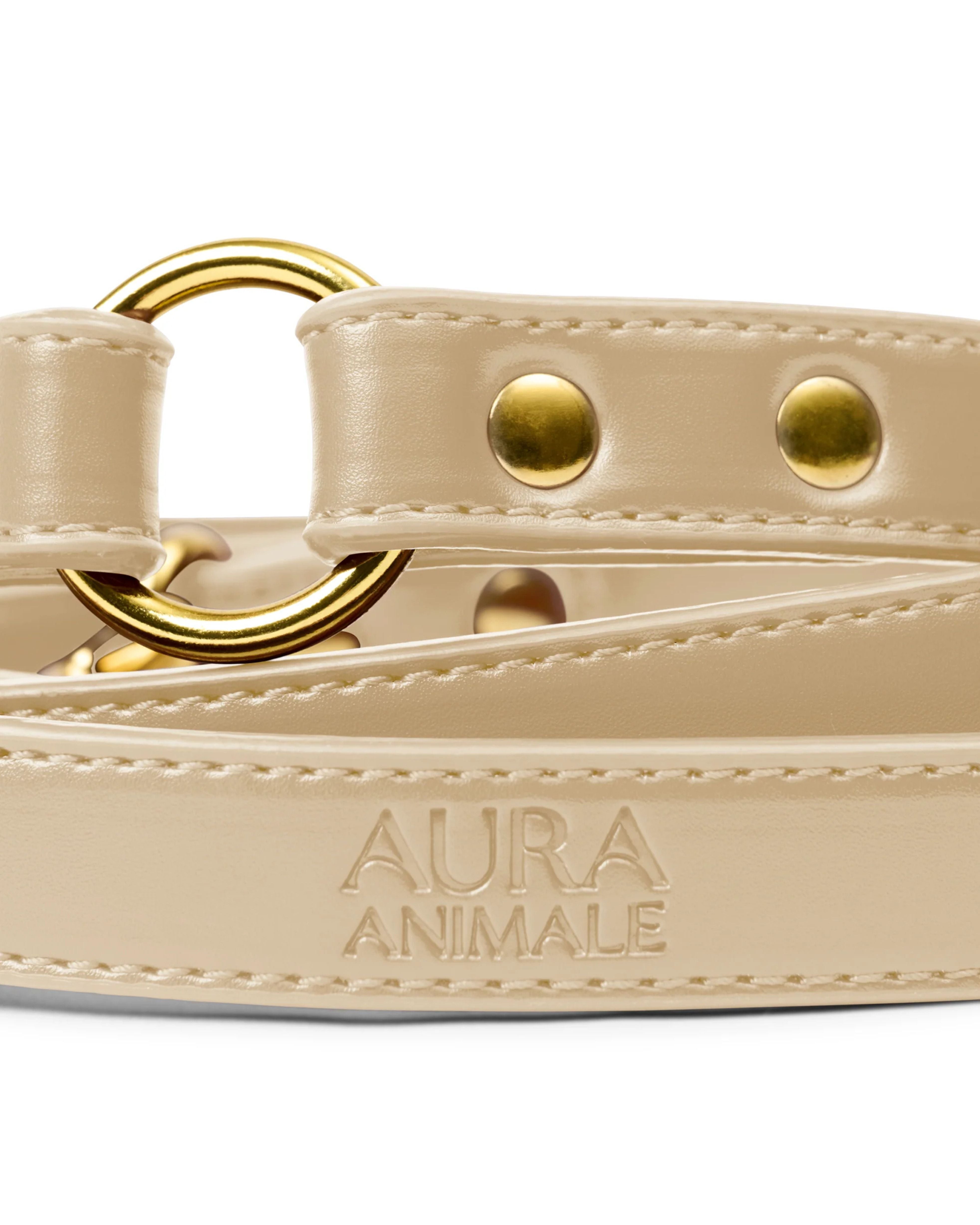 soul dog hands free lead | cream | aura animale