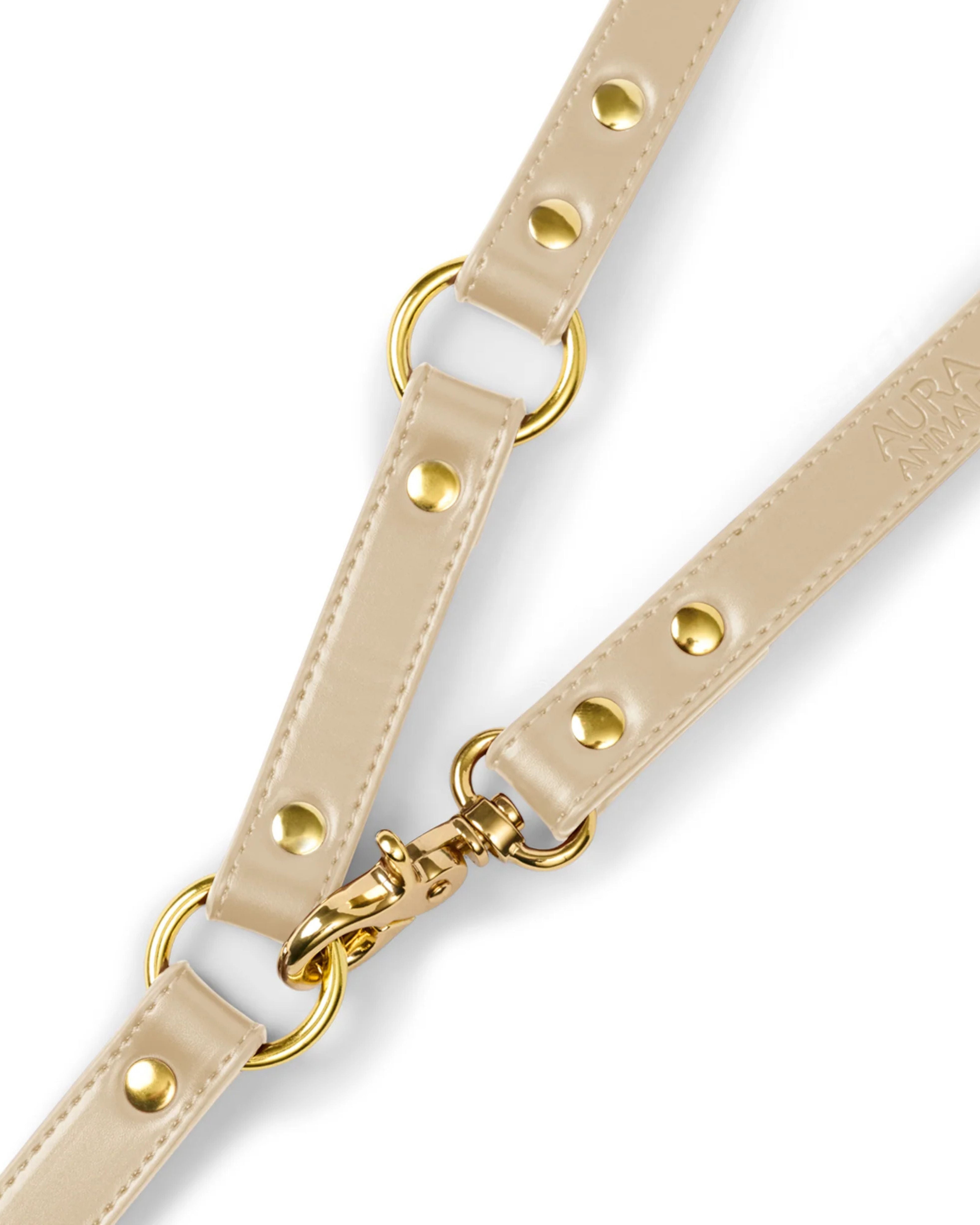 soul dog hands free lead | cream | aura animale