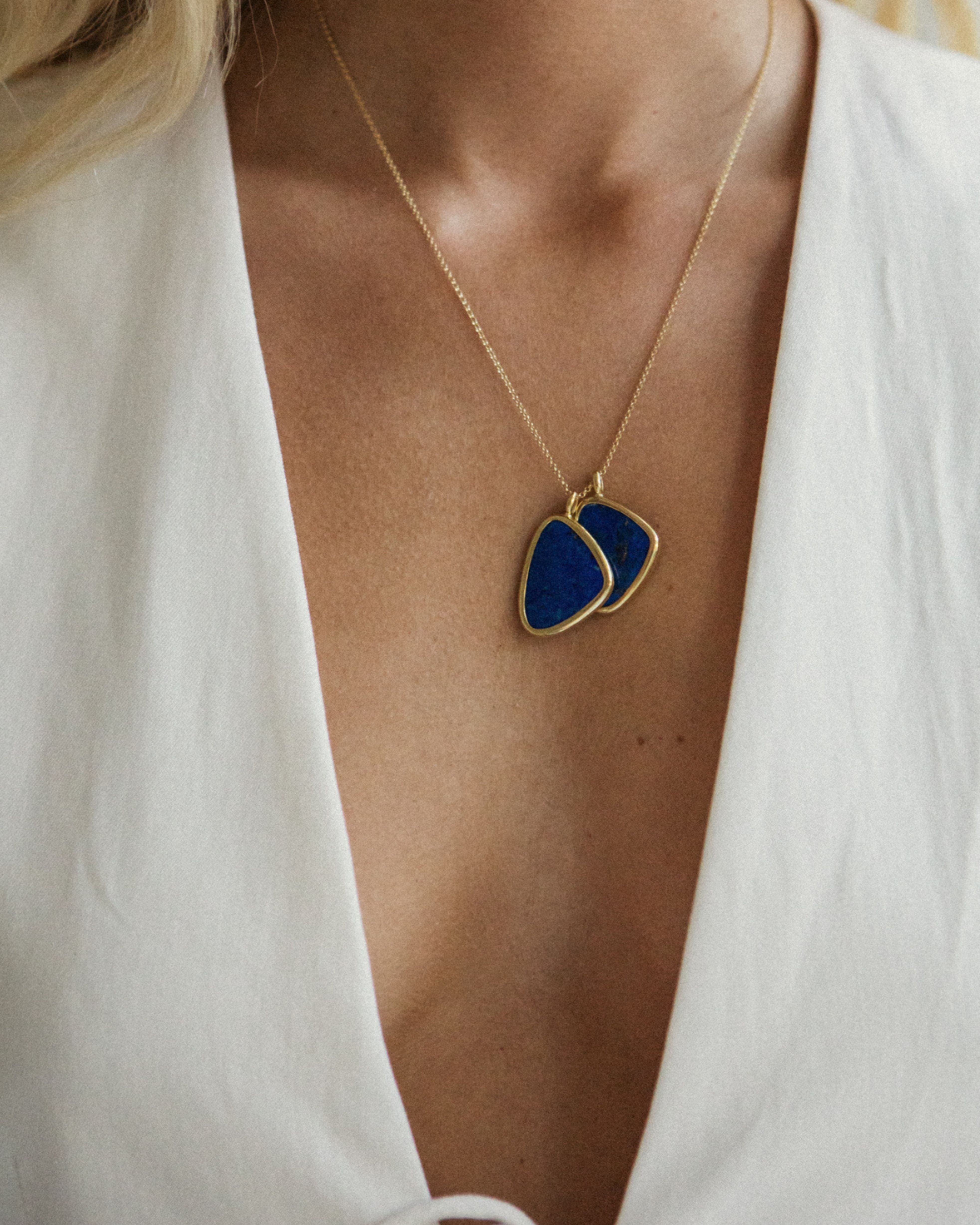 Lapis Lazuli Duo | 18k Gold Vermeil | One Of a Kind Magic