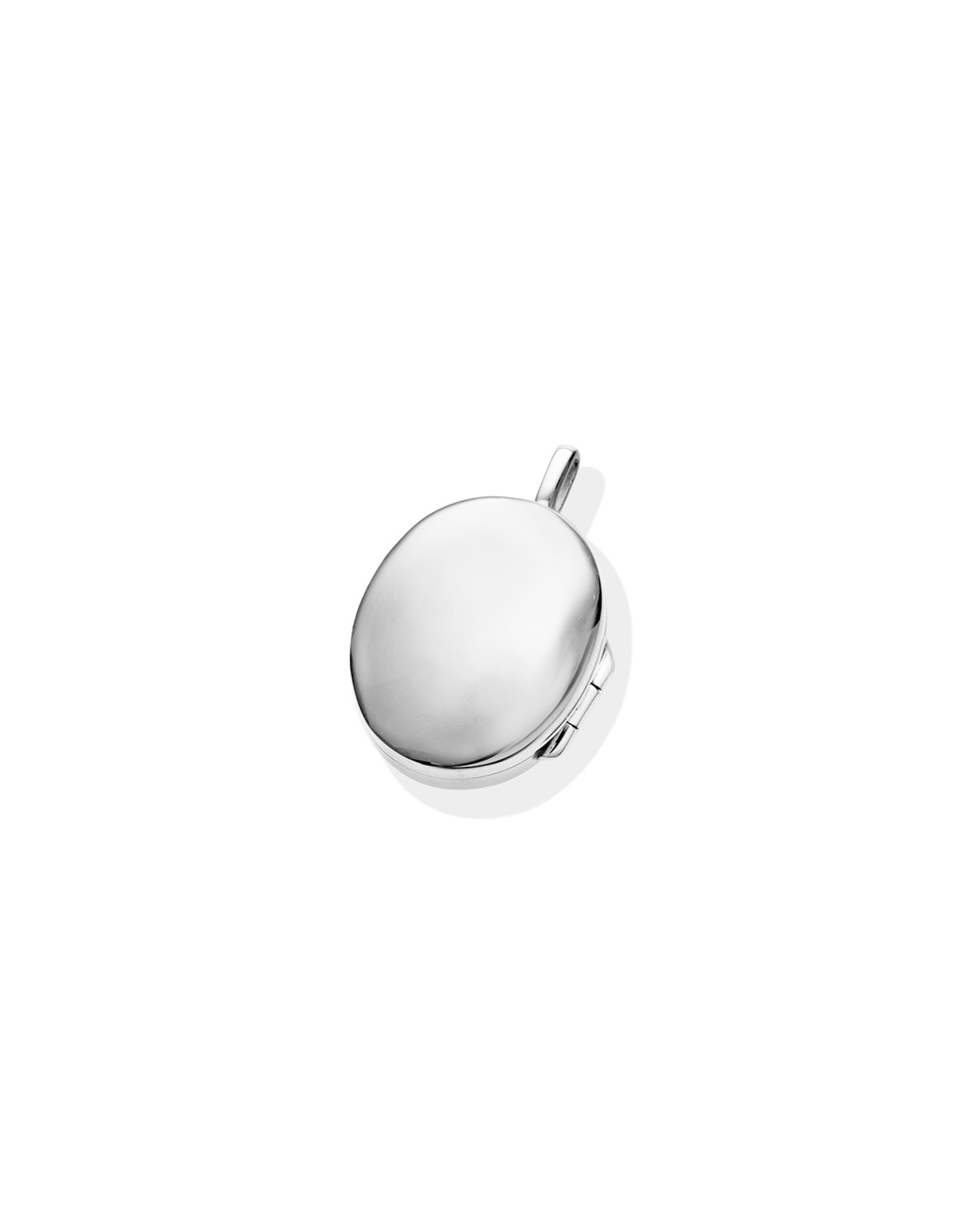 Sterling Silver Photo Locket Charm for Necklace
