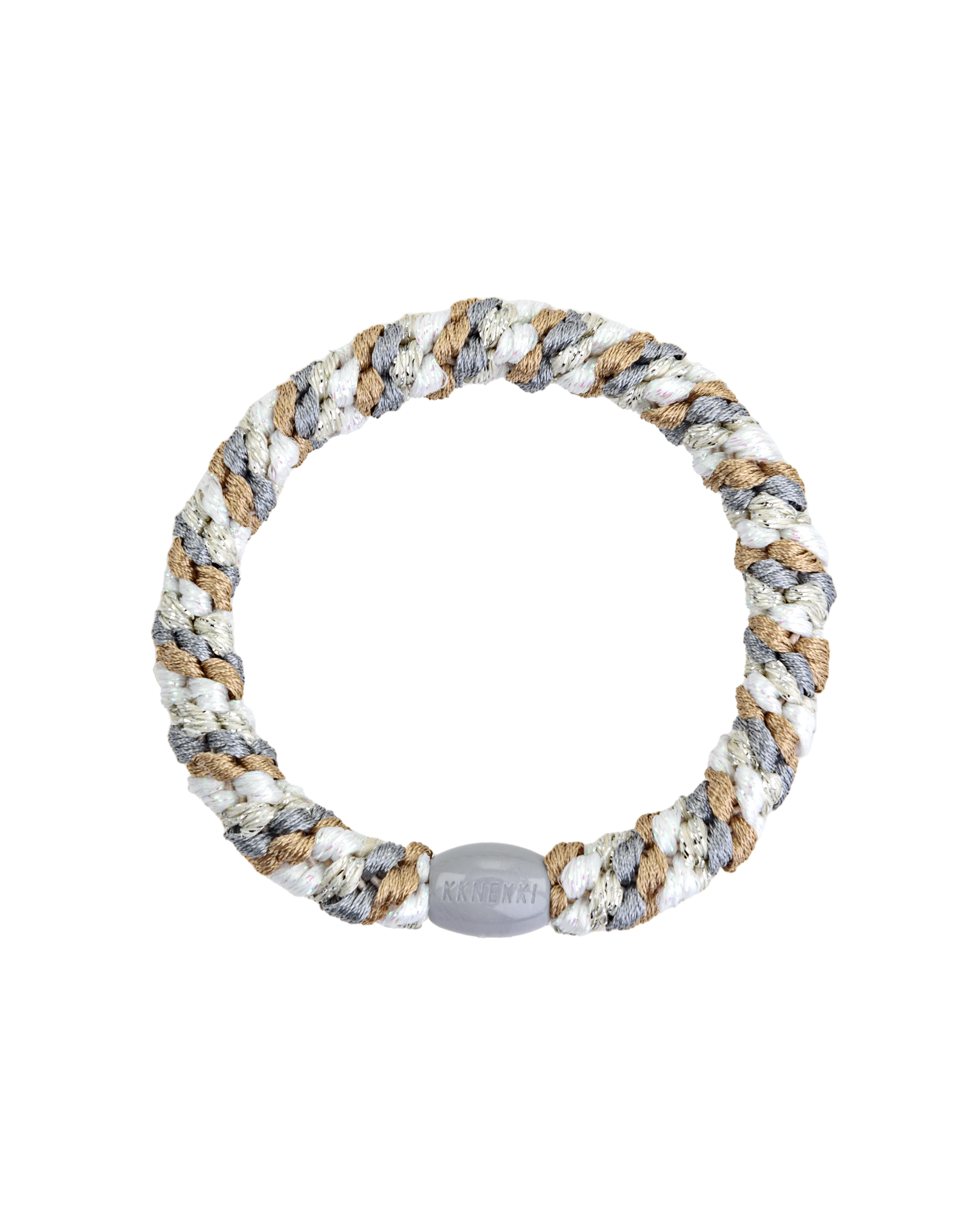 KKNEKKI Hair Elastics Mix Beige White