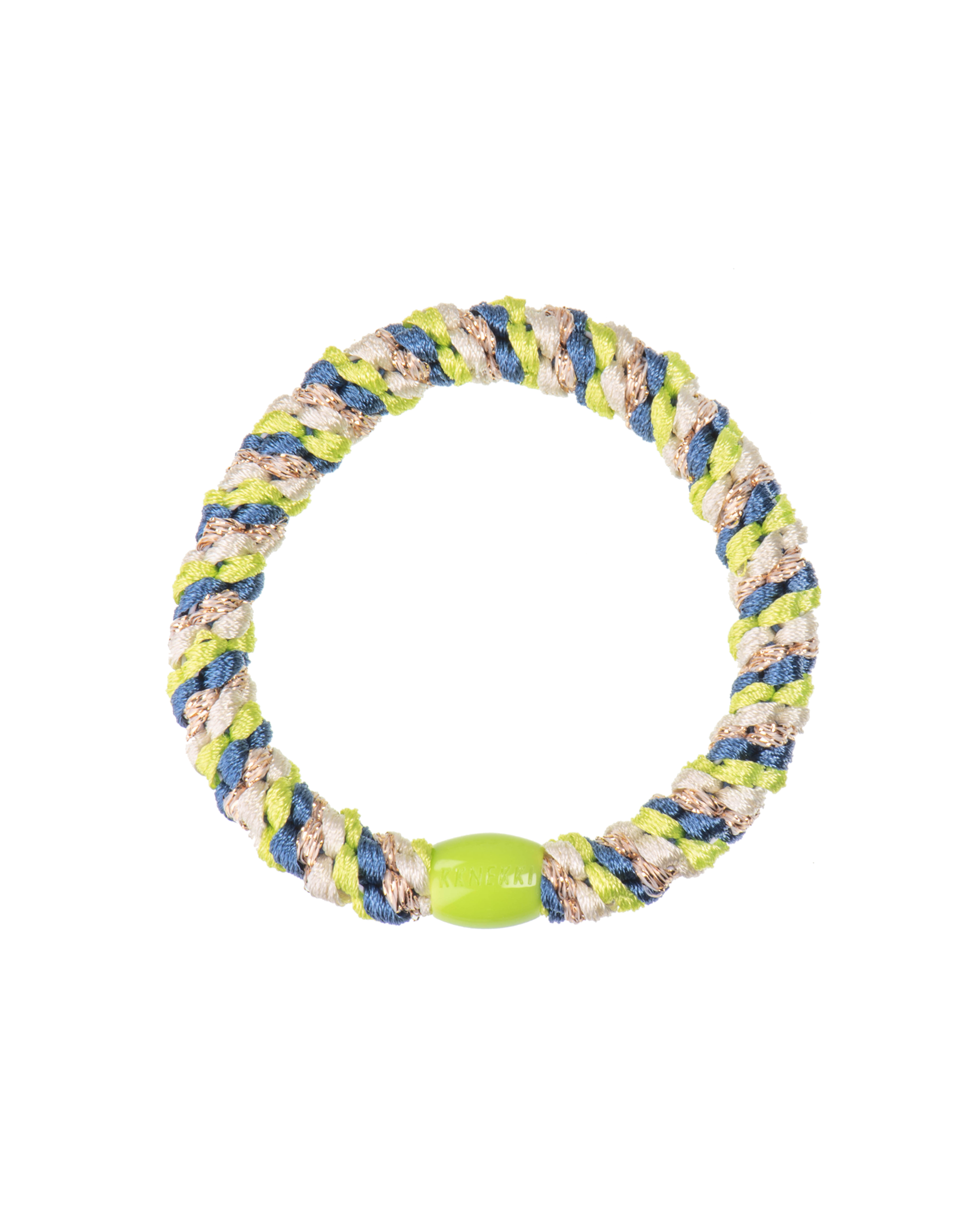 KKNEKKI Hair Elastics Mix Indigo Lime Glitter