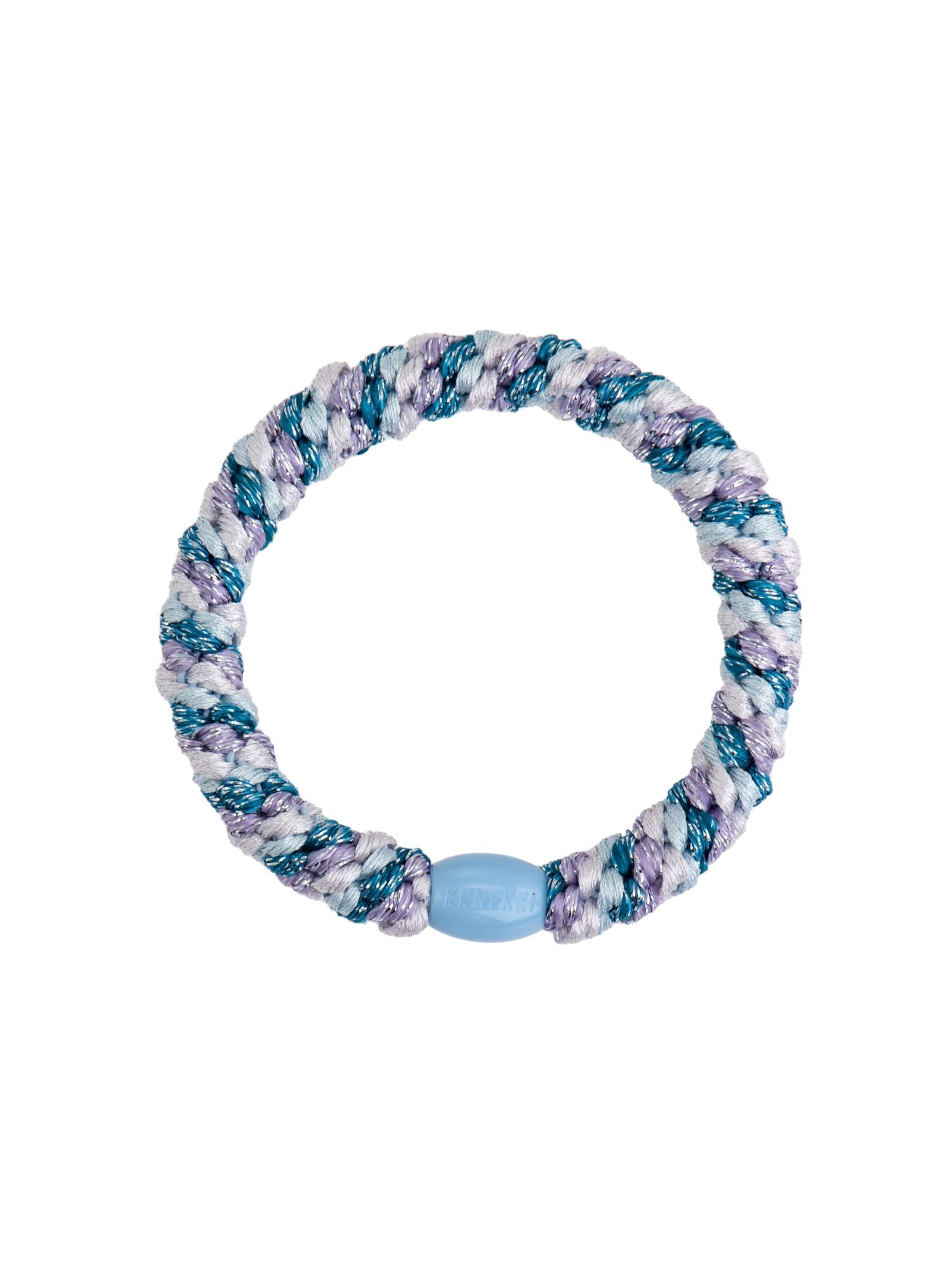 KKNEKKI Hair Elastic in Lilac, Sea Blue Glitter