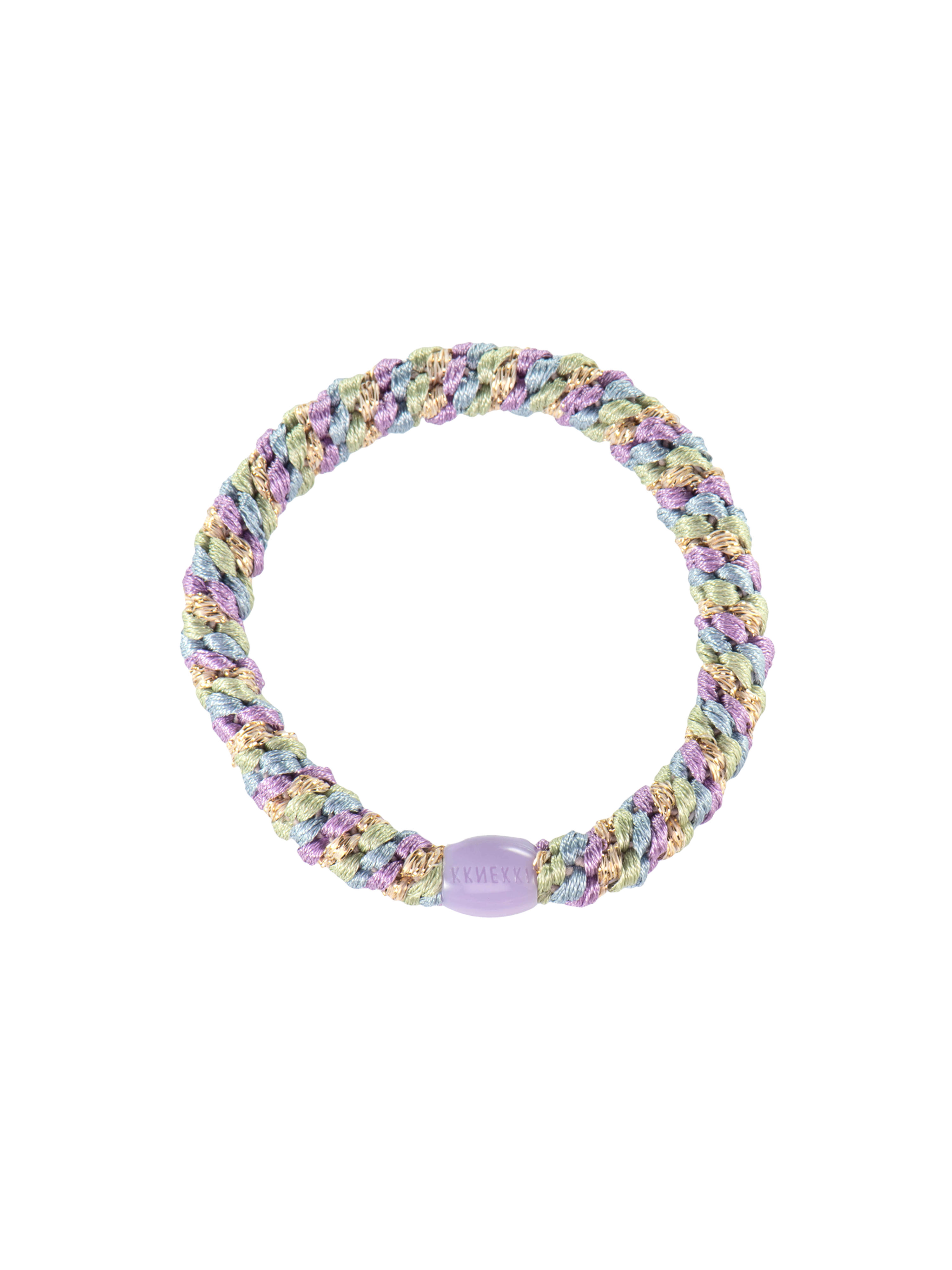 KKNEKKI Hair Elastic in Lavender and Sea Blue Glitter