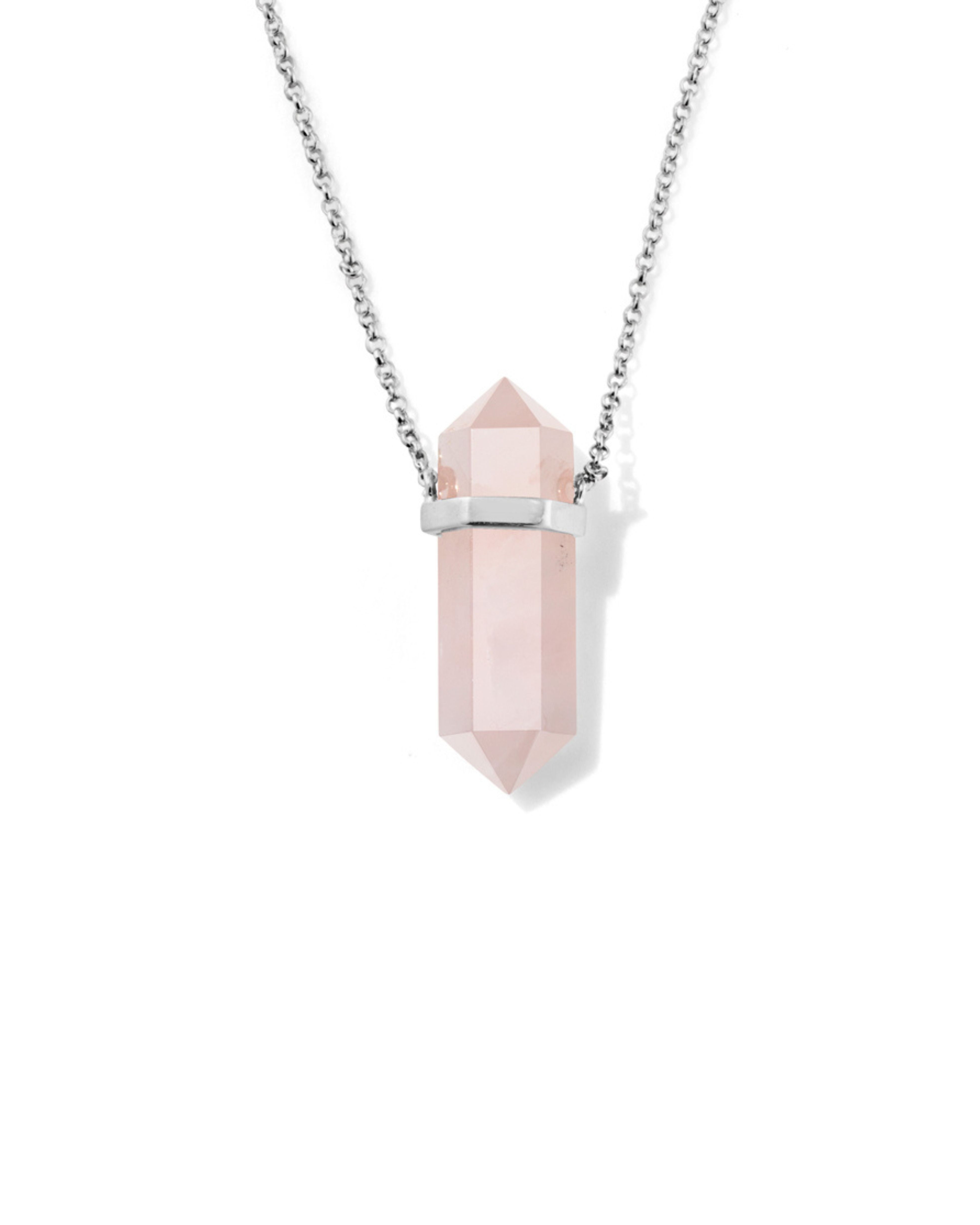 Mystic Water Rose Quartz Silver Close