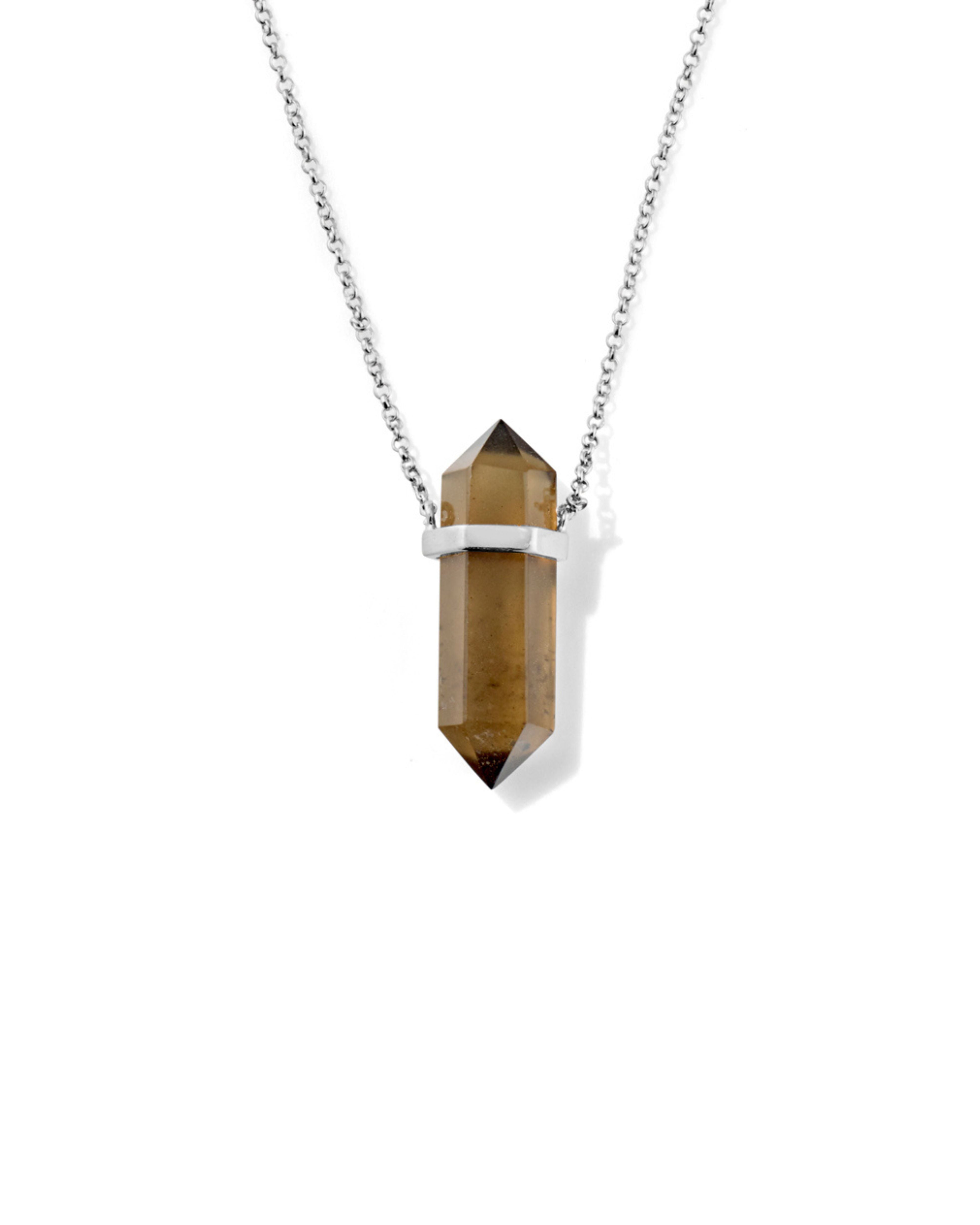 Mystic Waters Smokey Quartz Silver Close