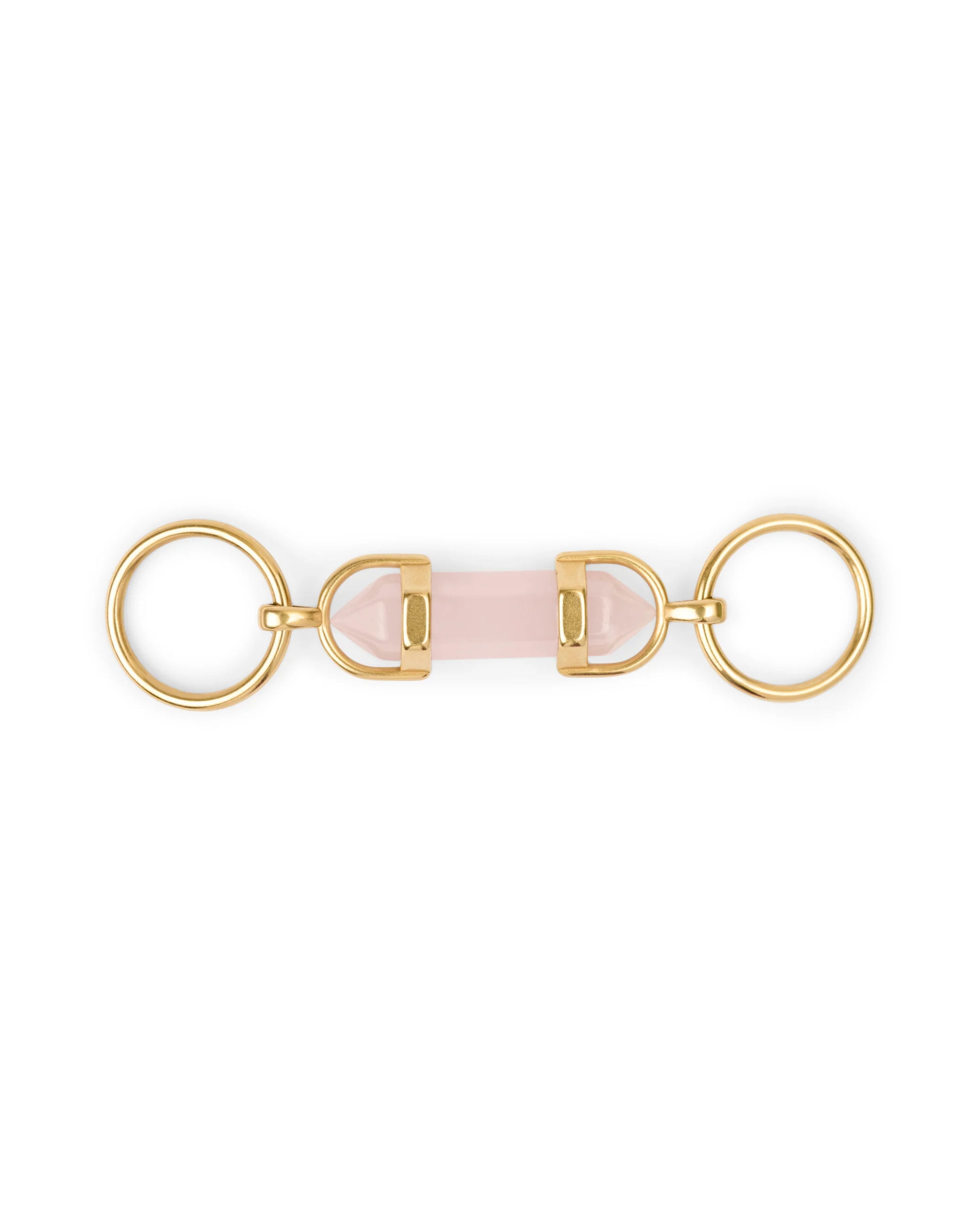 aura crystal charm (dog) | rose quartz | aura animale