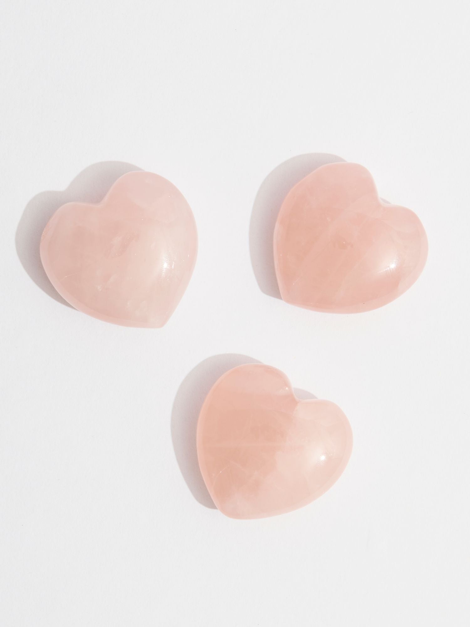 Small Rose Quartz Heart Crystal