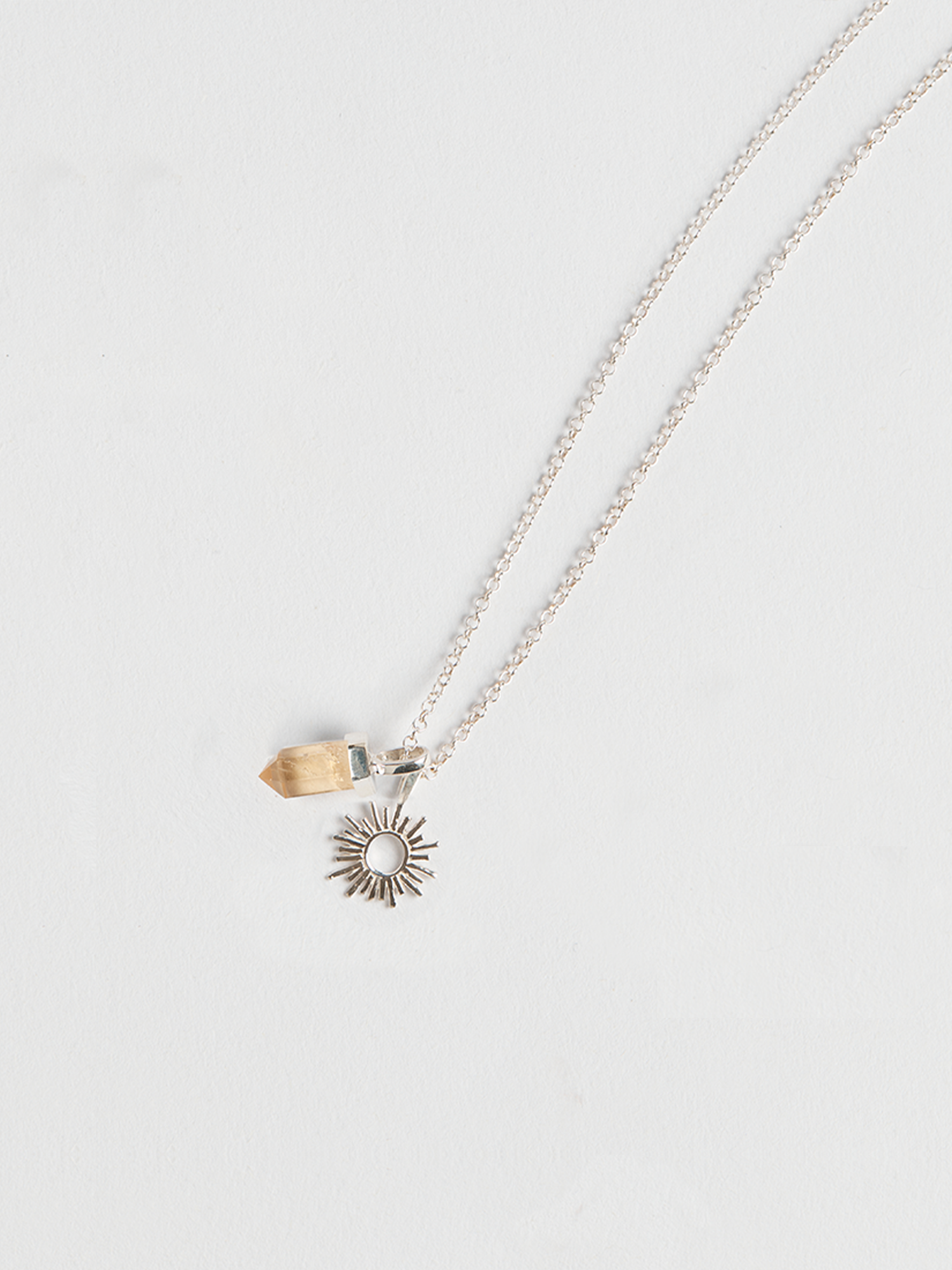 abundance necklace | citrine