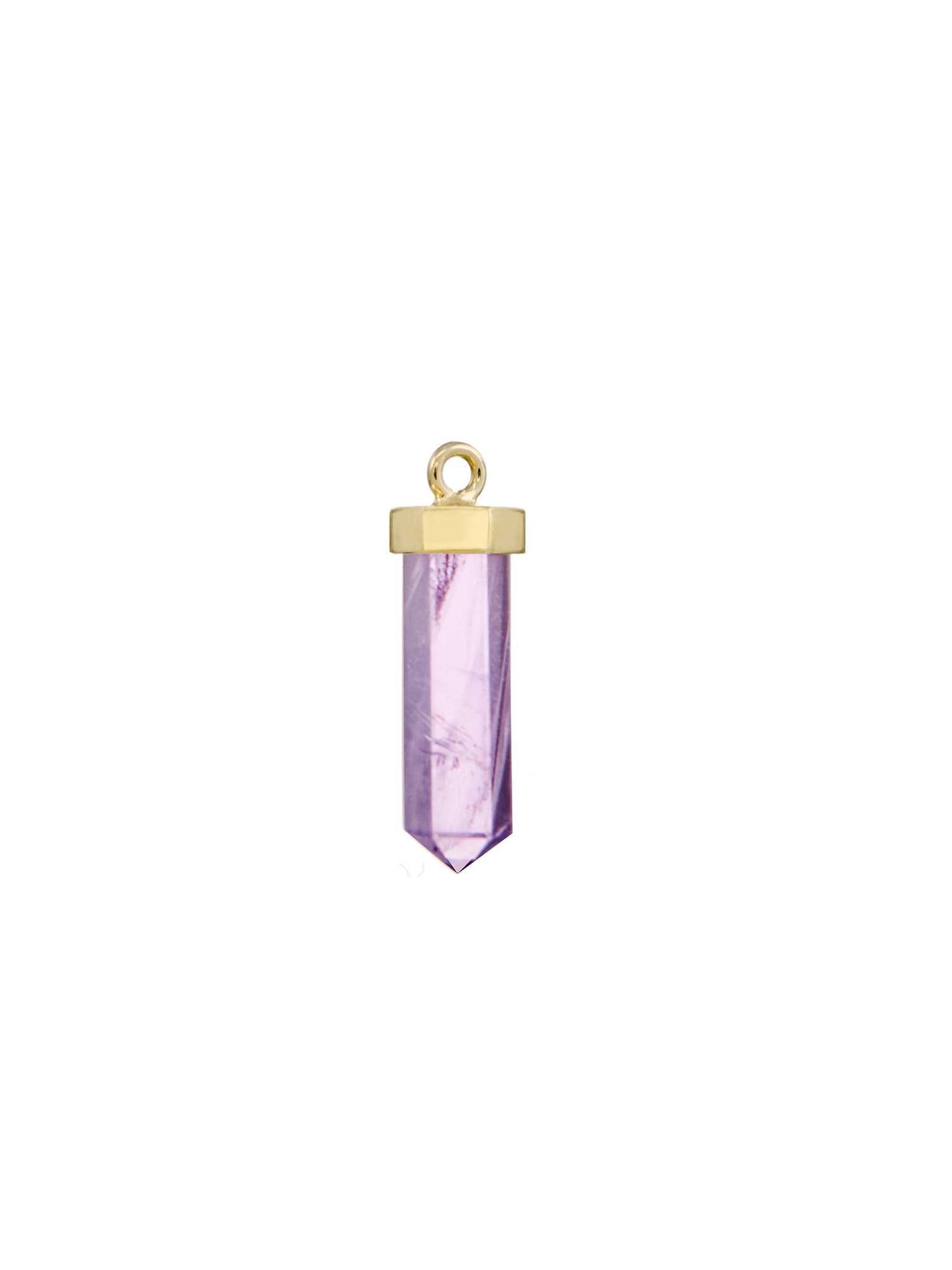 fire flies #2 earring charm | amethyst