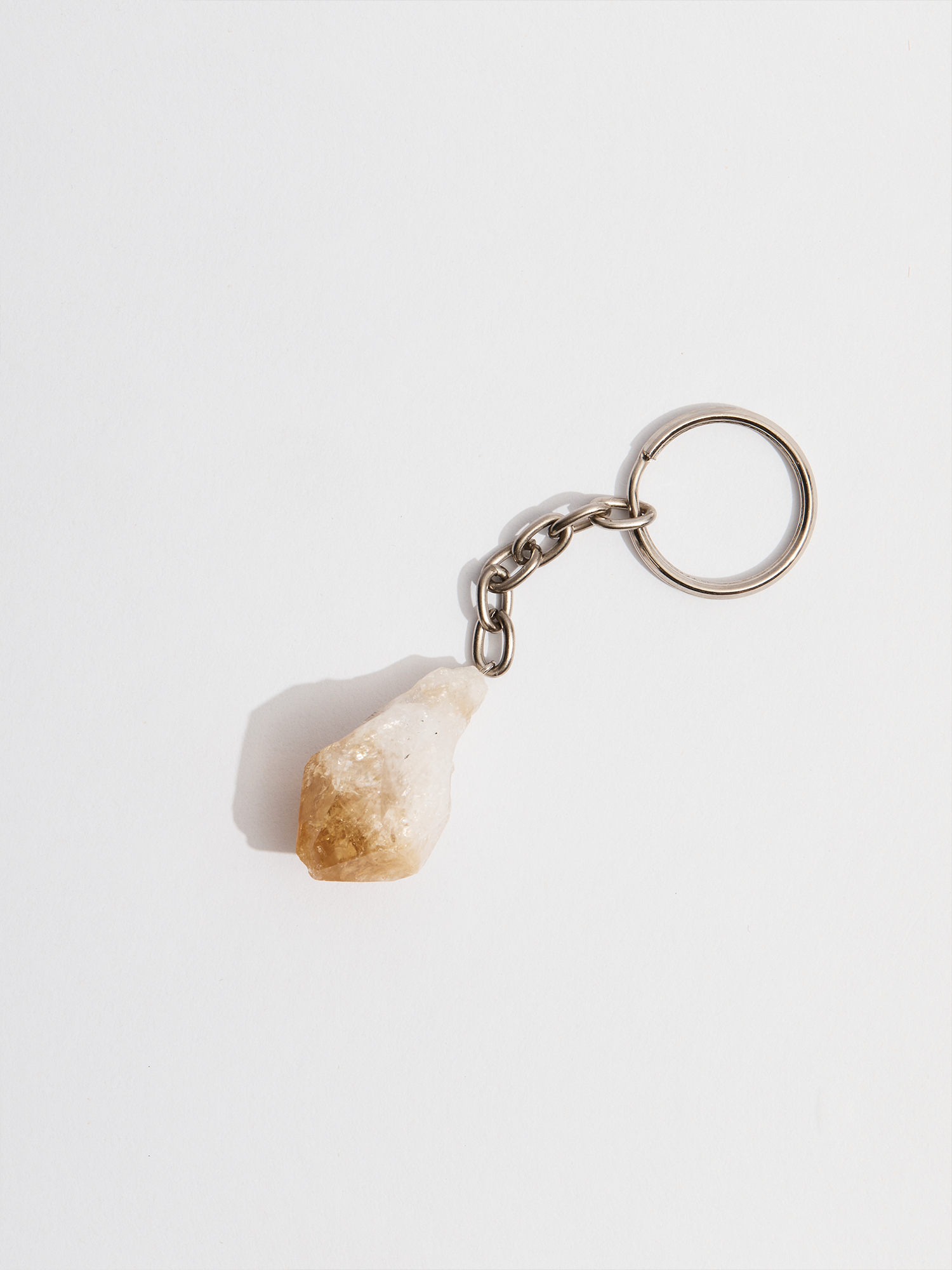 crystal keyring | citrine