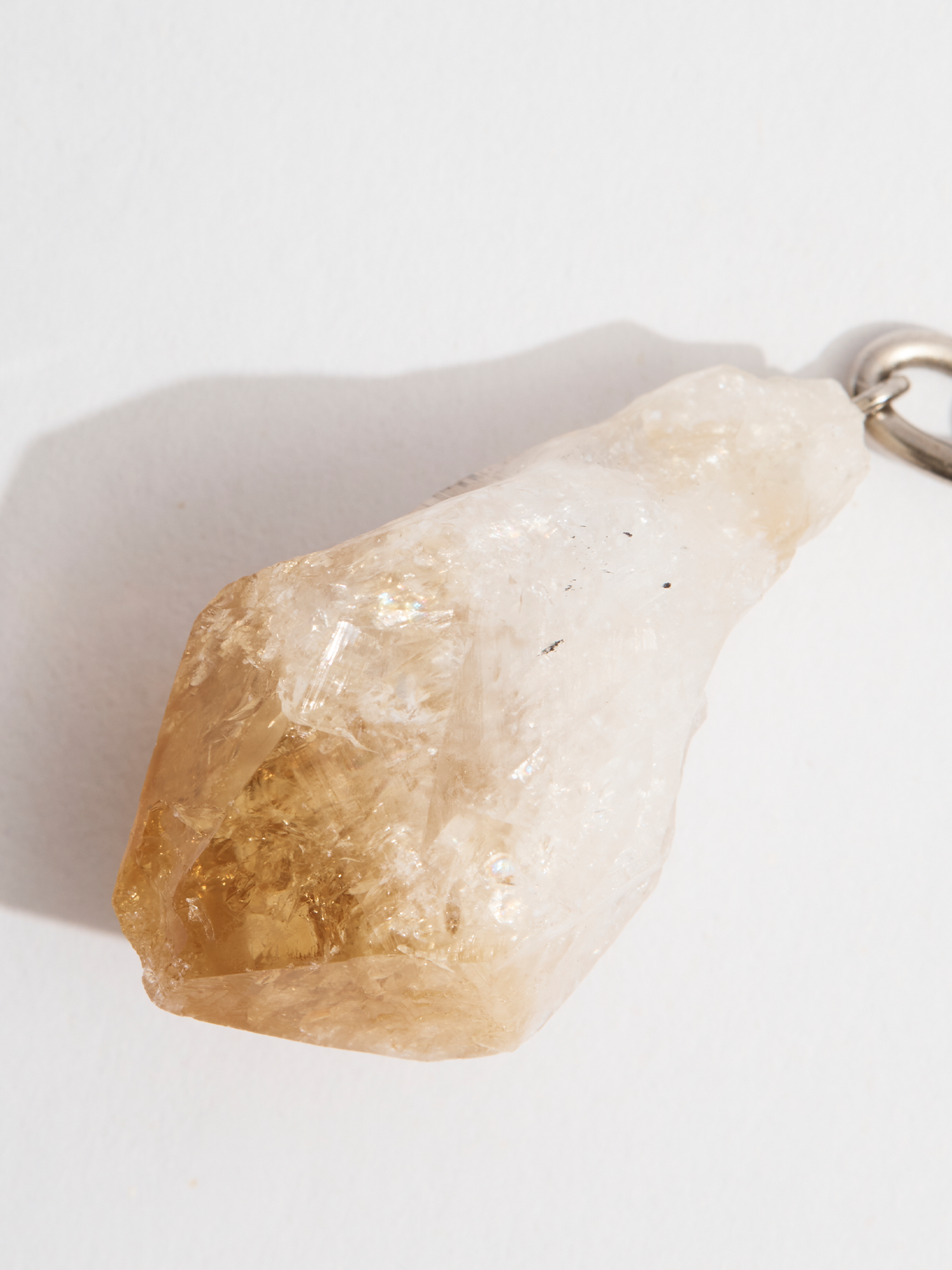 crystal keyring | citrine