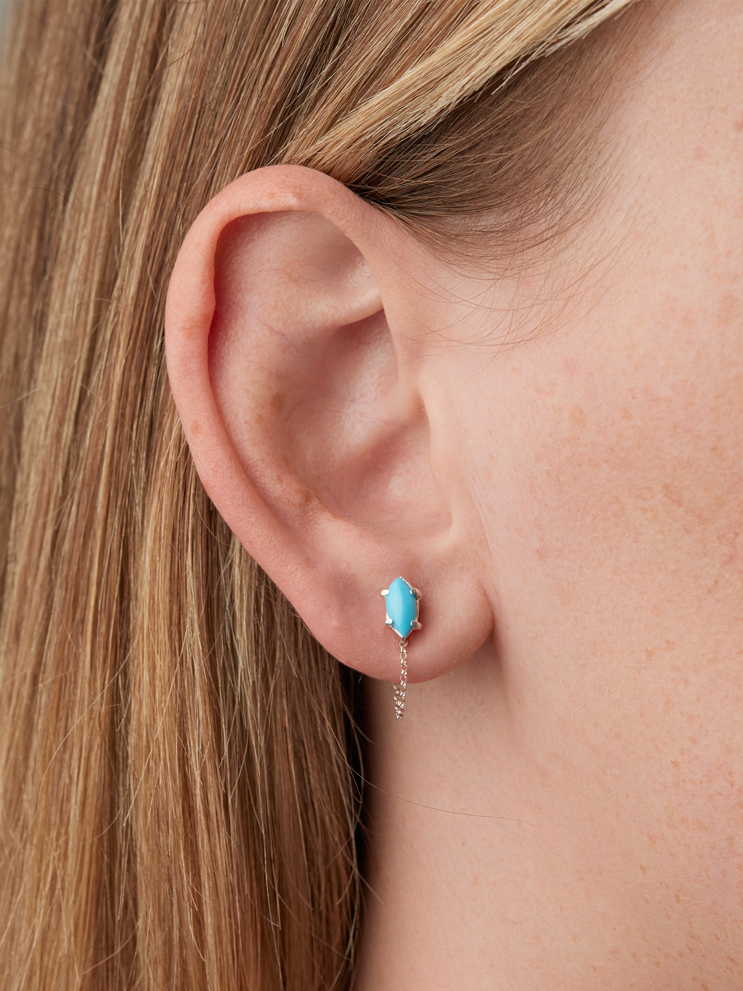 arctic studs | birthstones