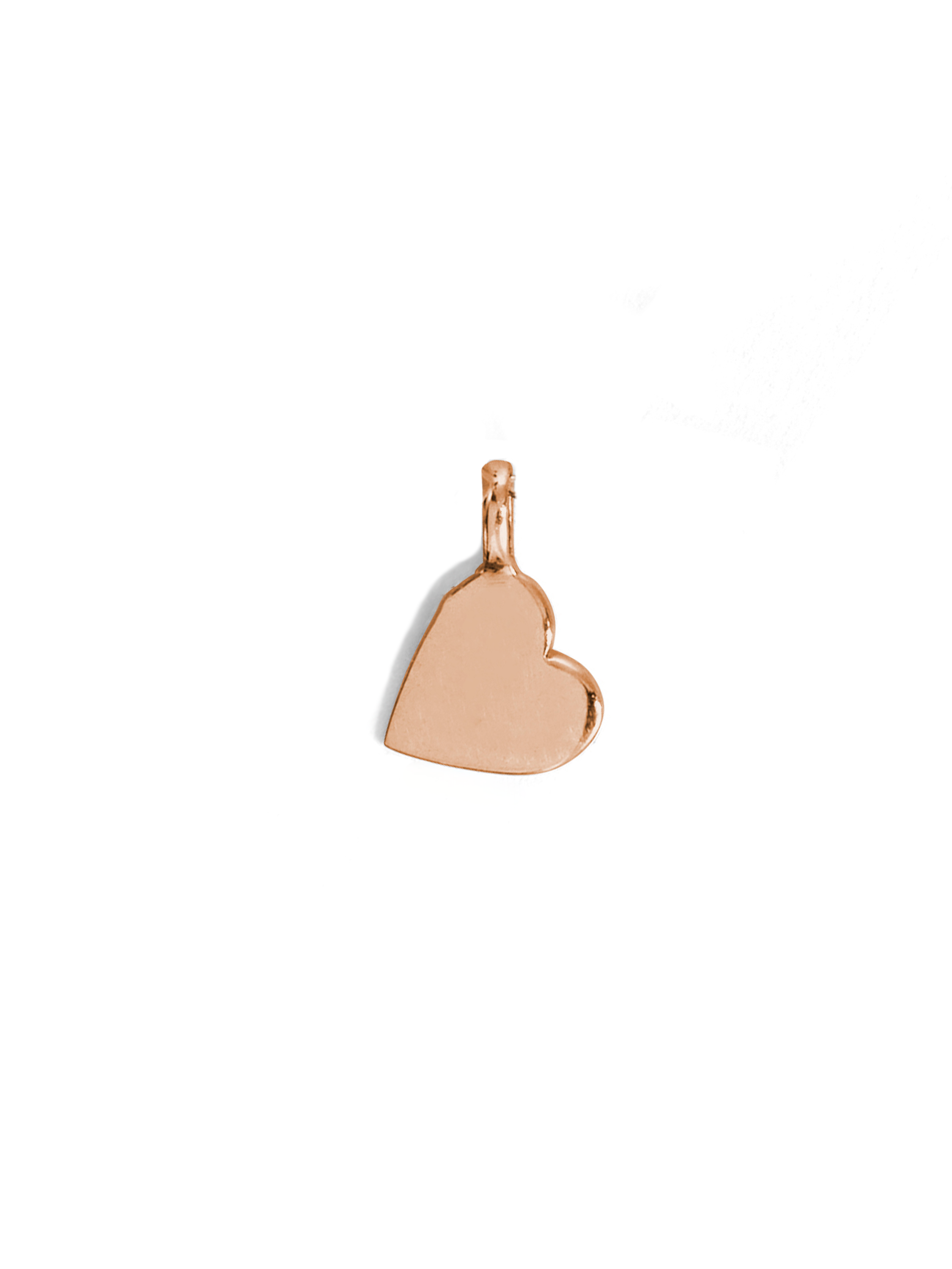 Rose Gold Heart Charm