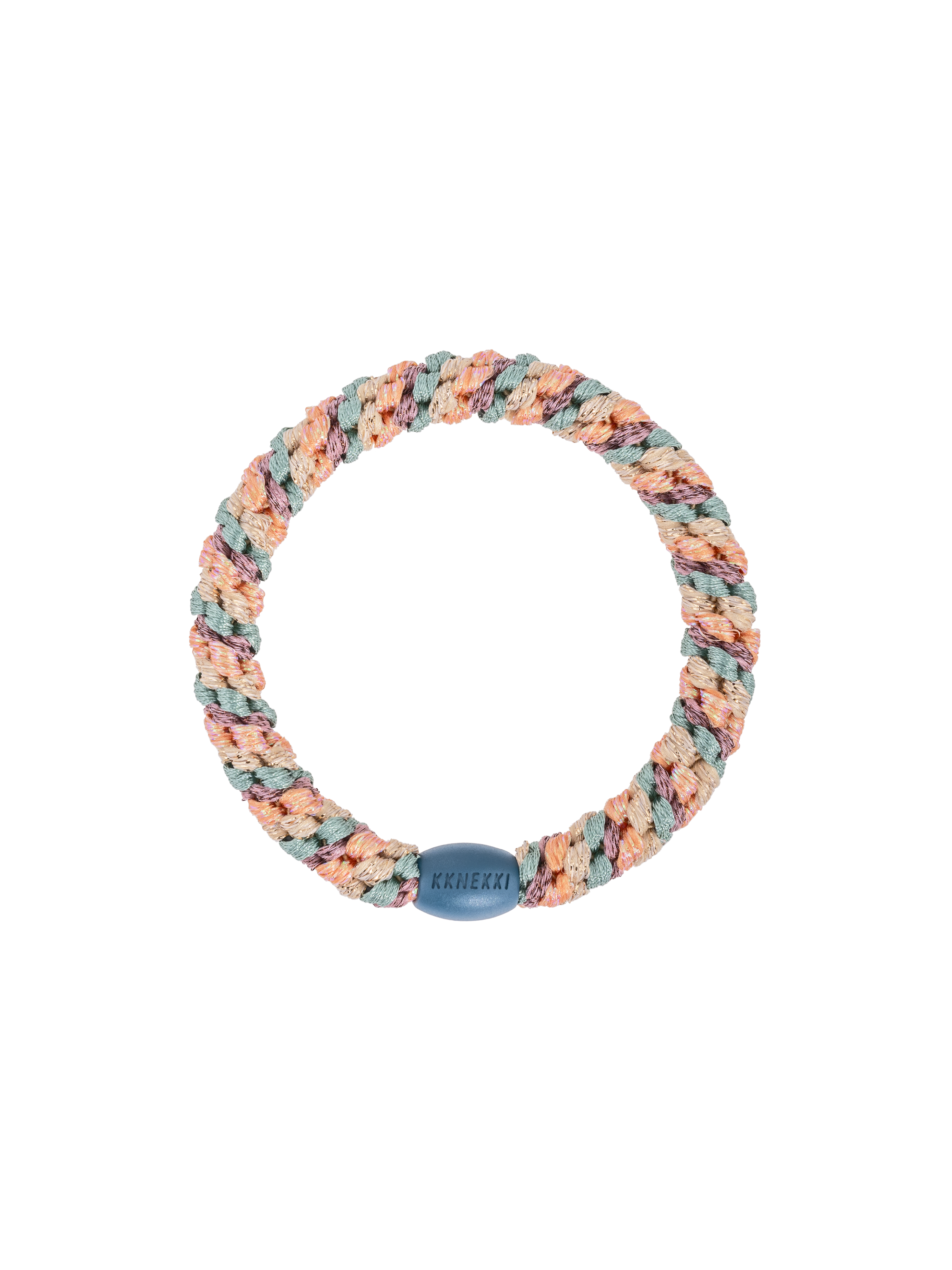 KKNEKKI Hair Elastic in Plum and Faded Green