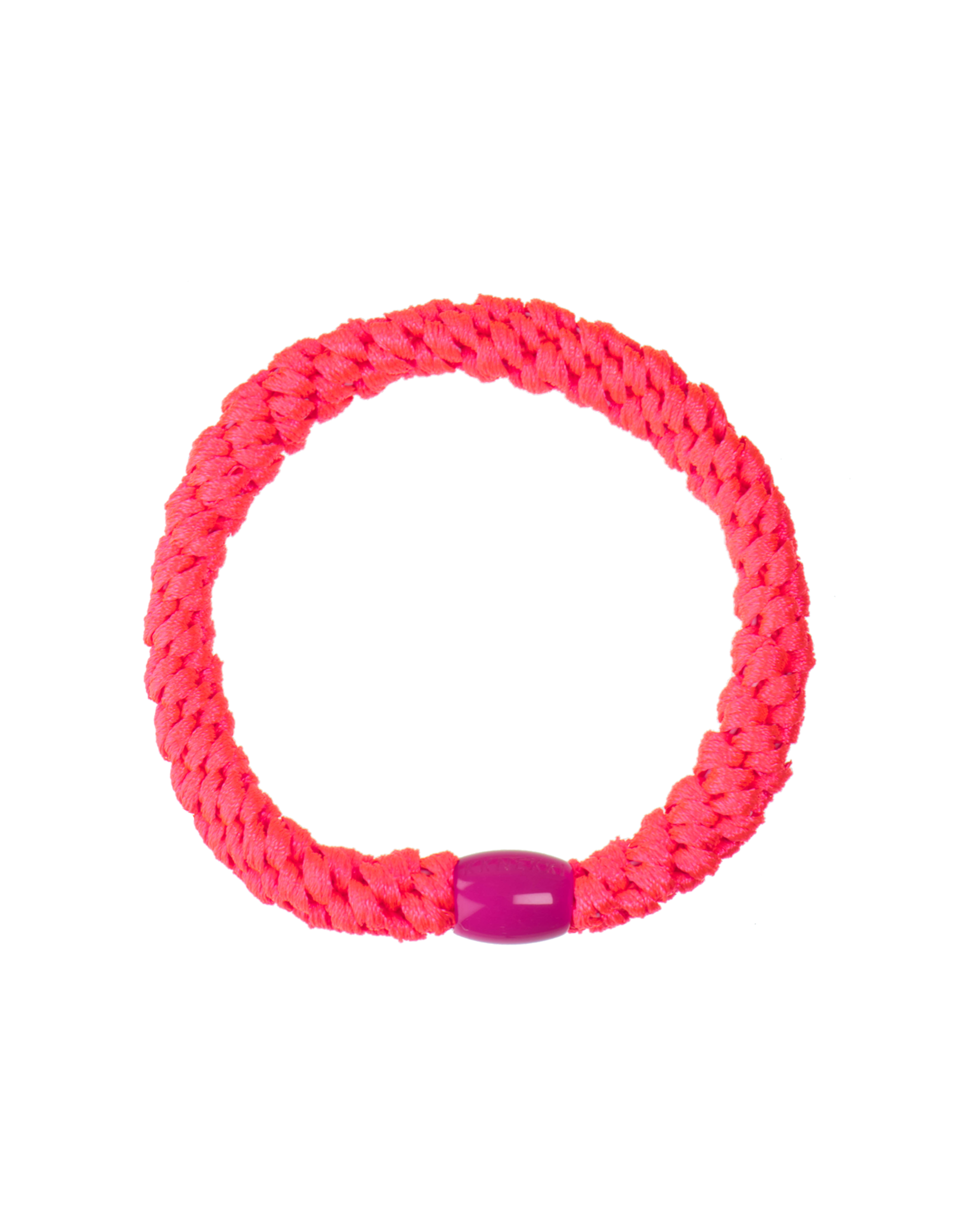 KKNEKKI Hair Elastics Neon Pink
