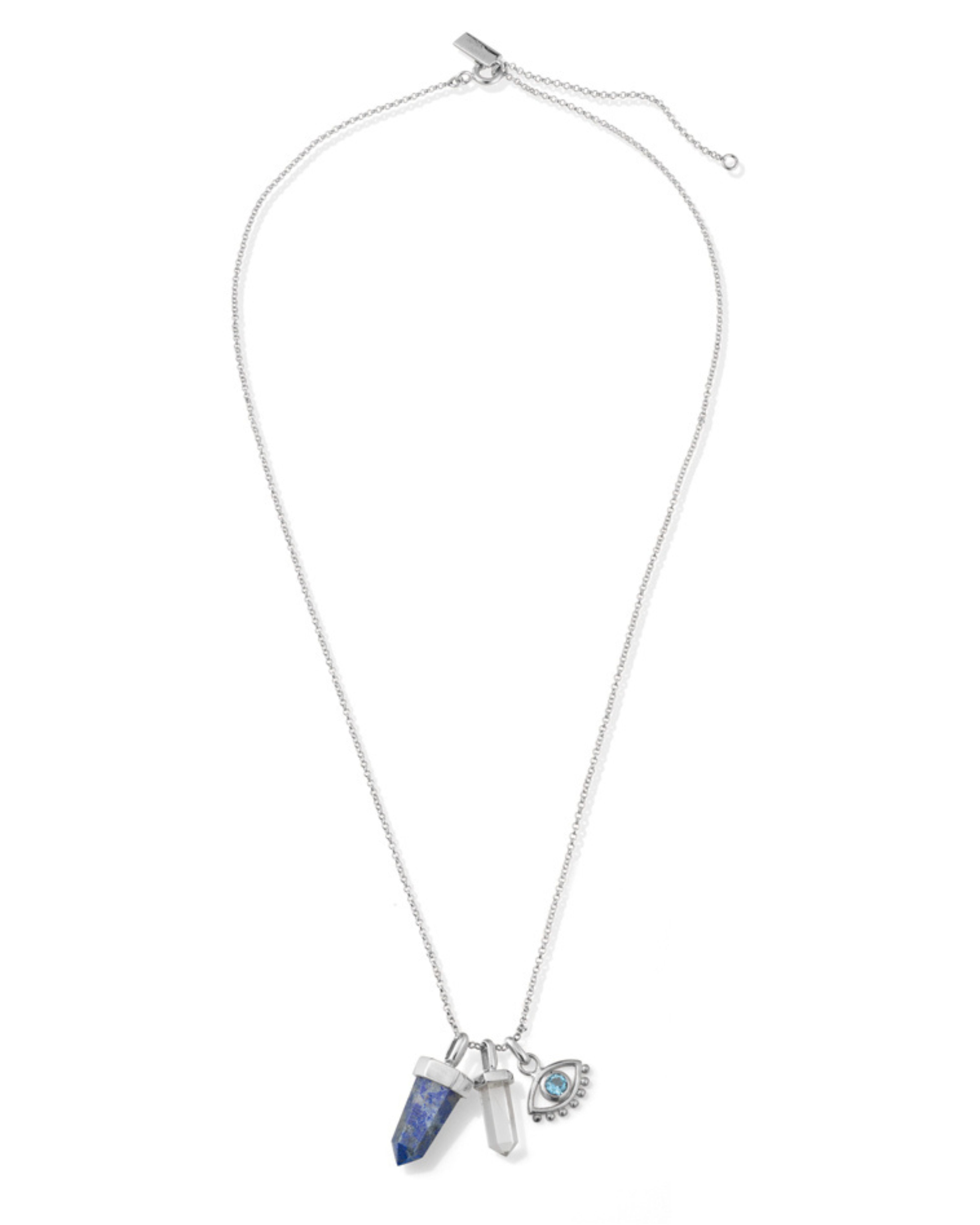 Necklace with pendant on a white background