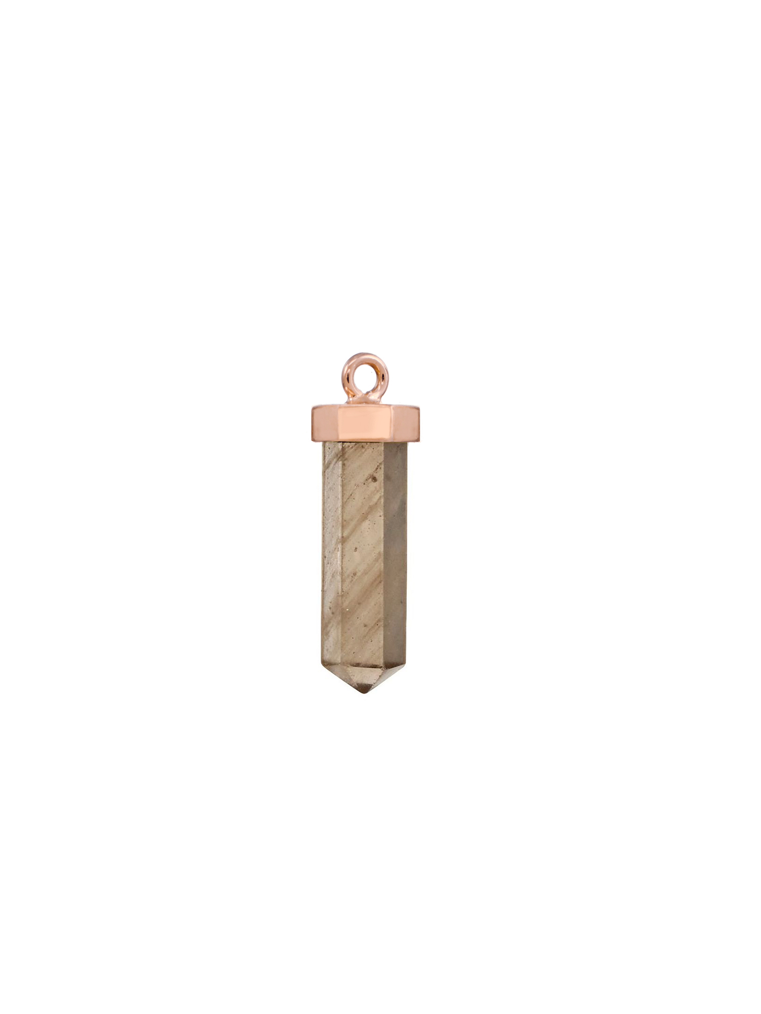 fire flies #2 earring charm | smoky quartz