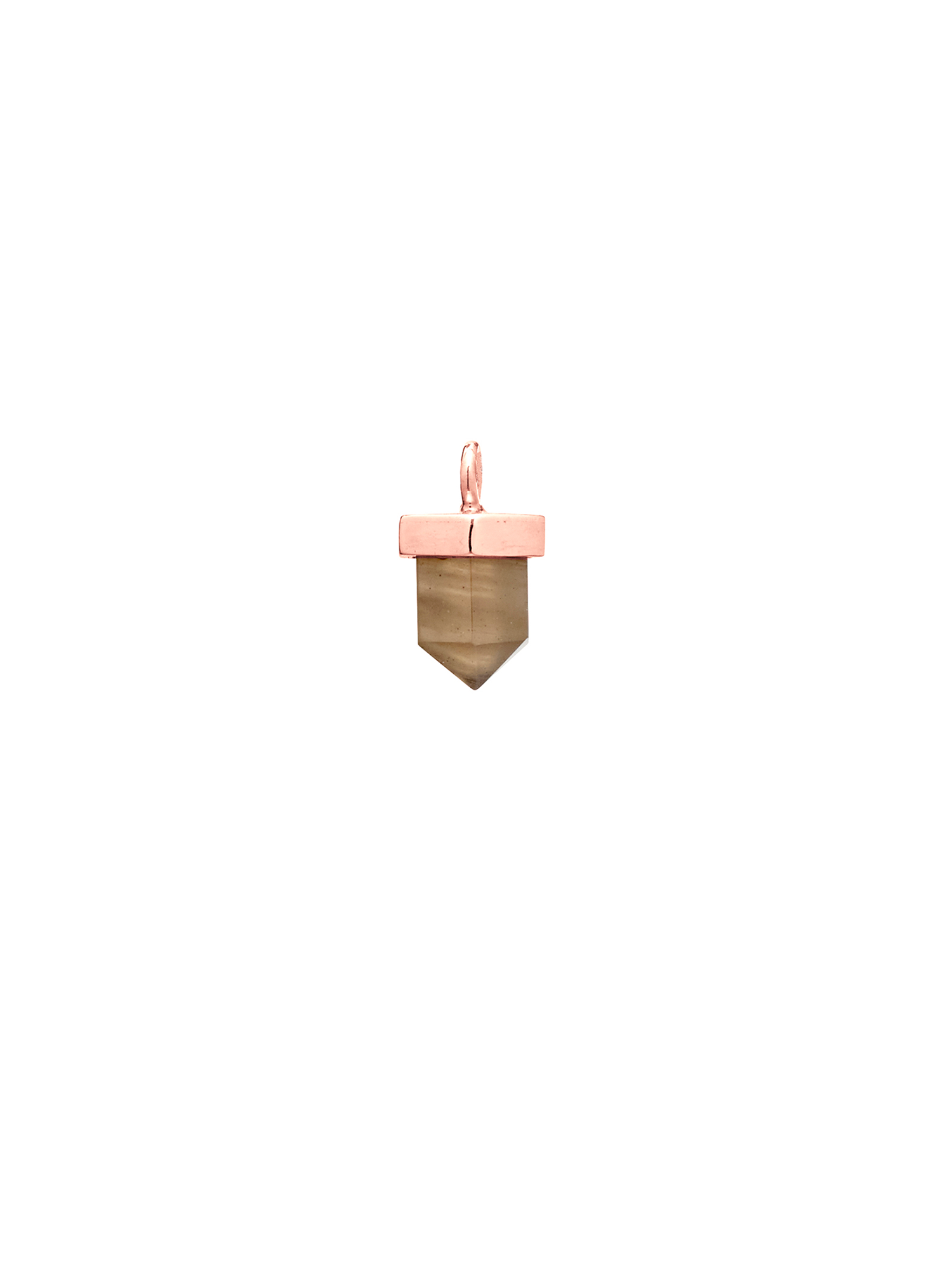 fire flies #1 earring charm | smoky quartz