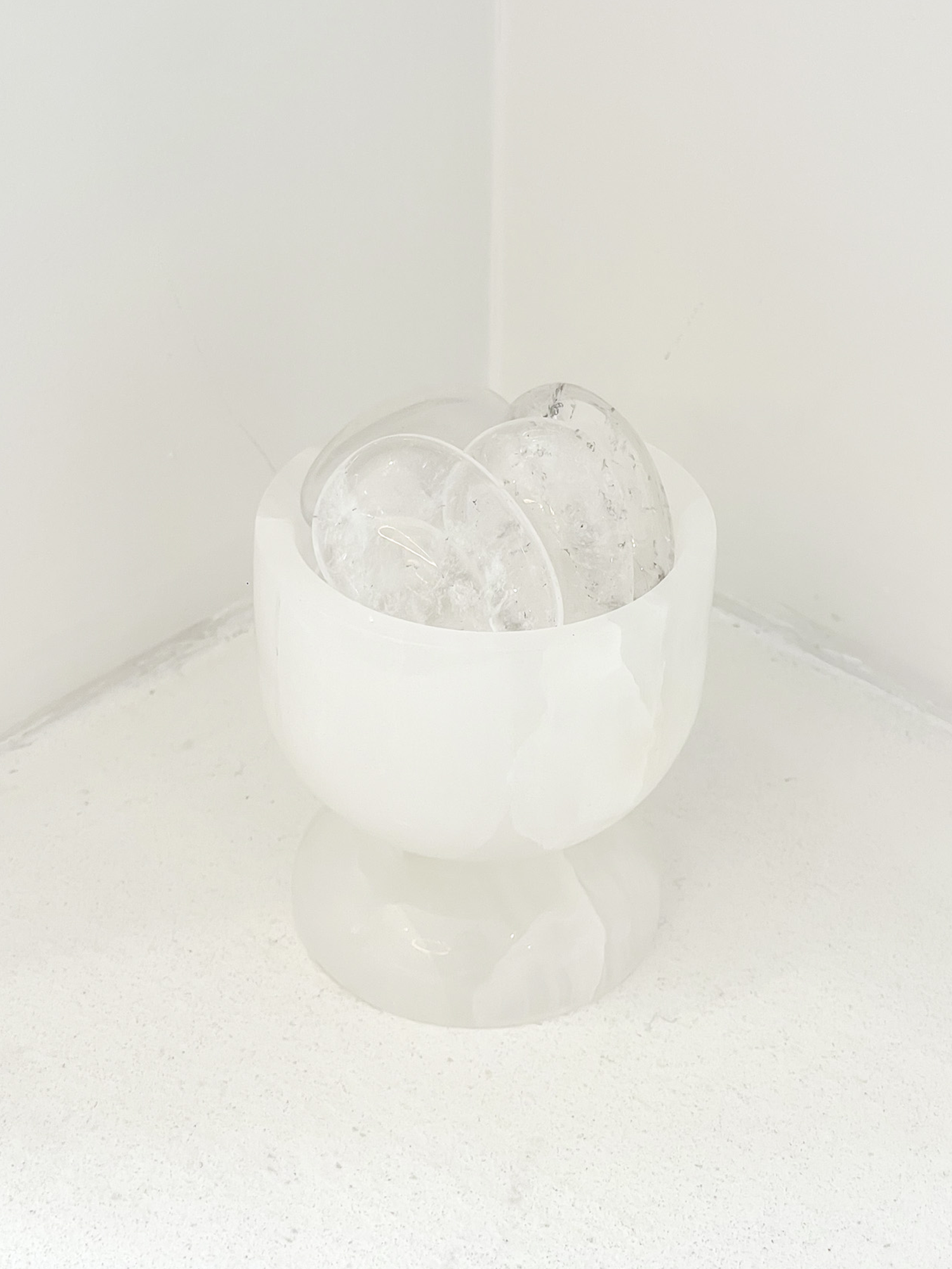 Worry Stone in Clear Quartz
