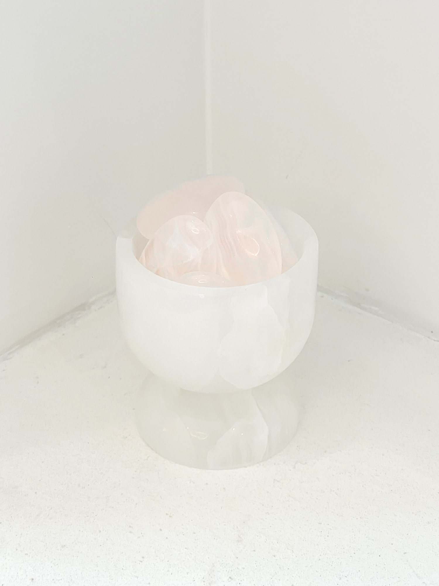 Worry Stone in Mangano Calcite