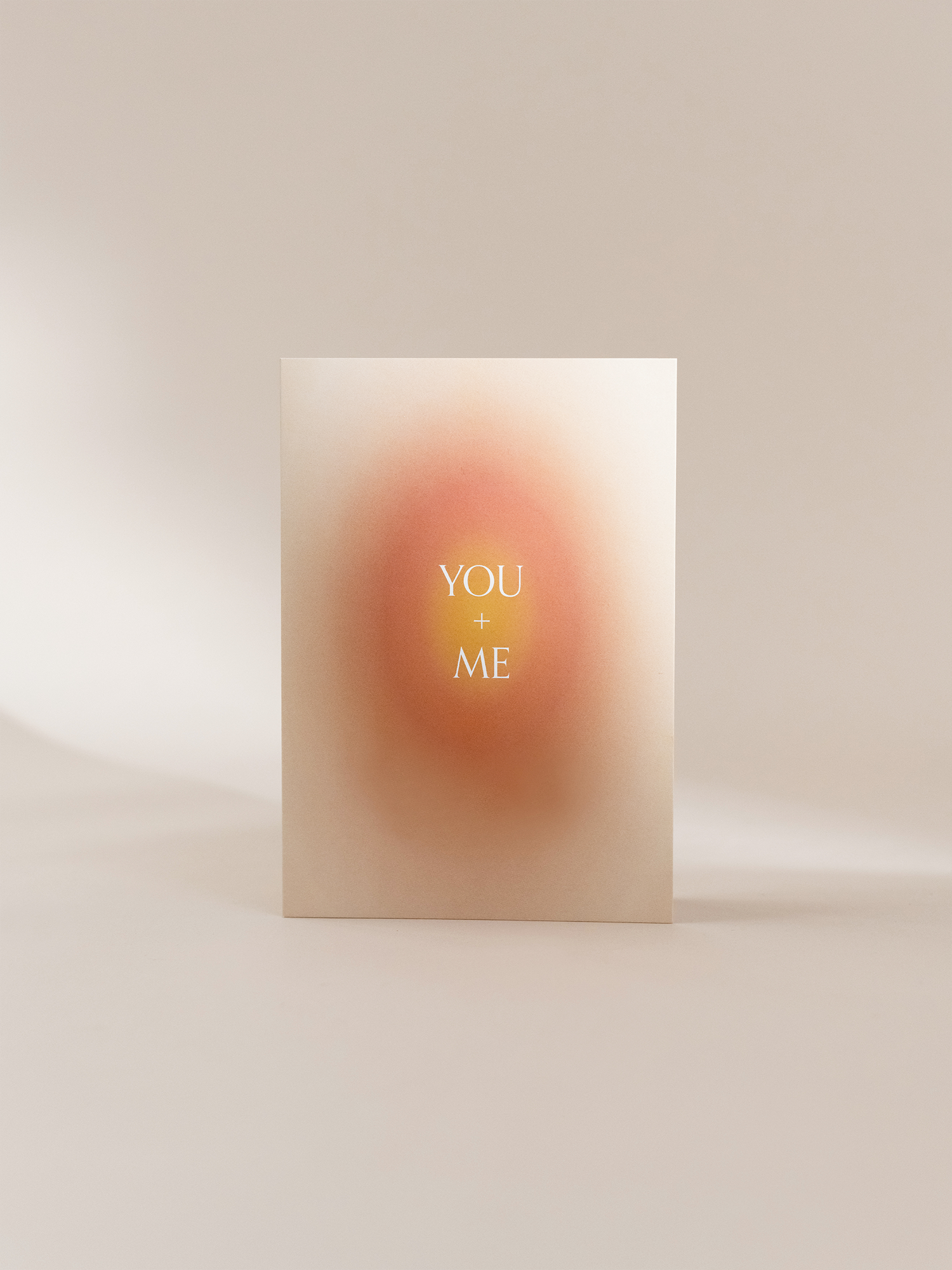 you + me card