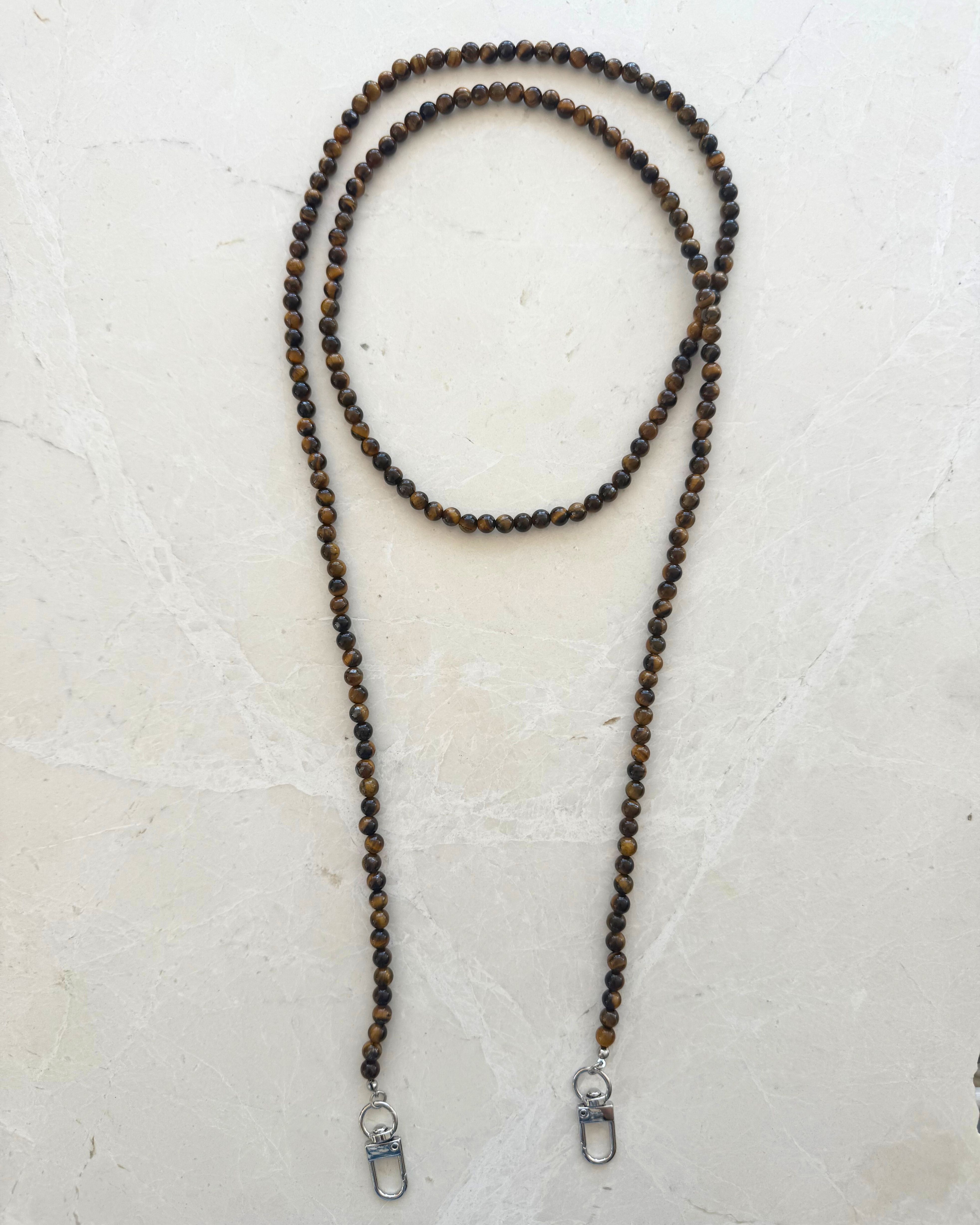 protective armour crystal phone carrier | tigers eye