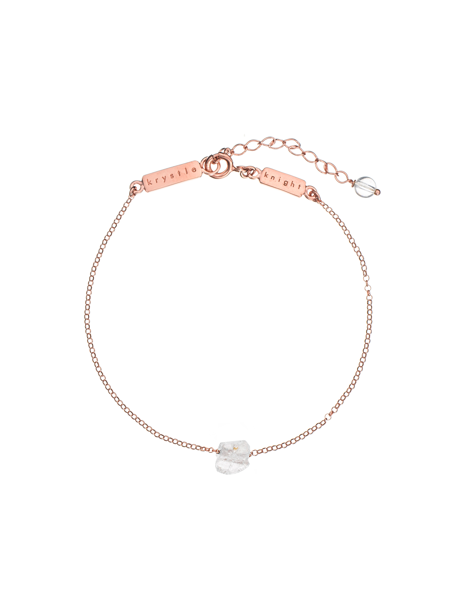 raw energy bracelet | clear quartz