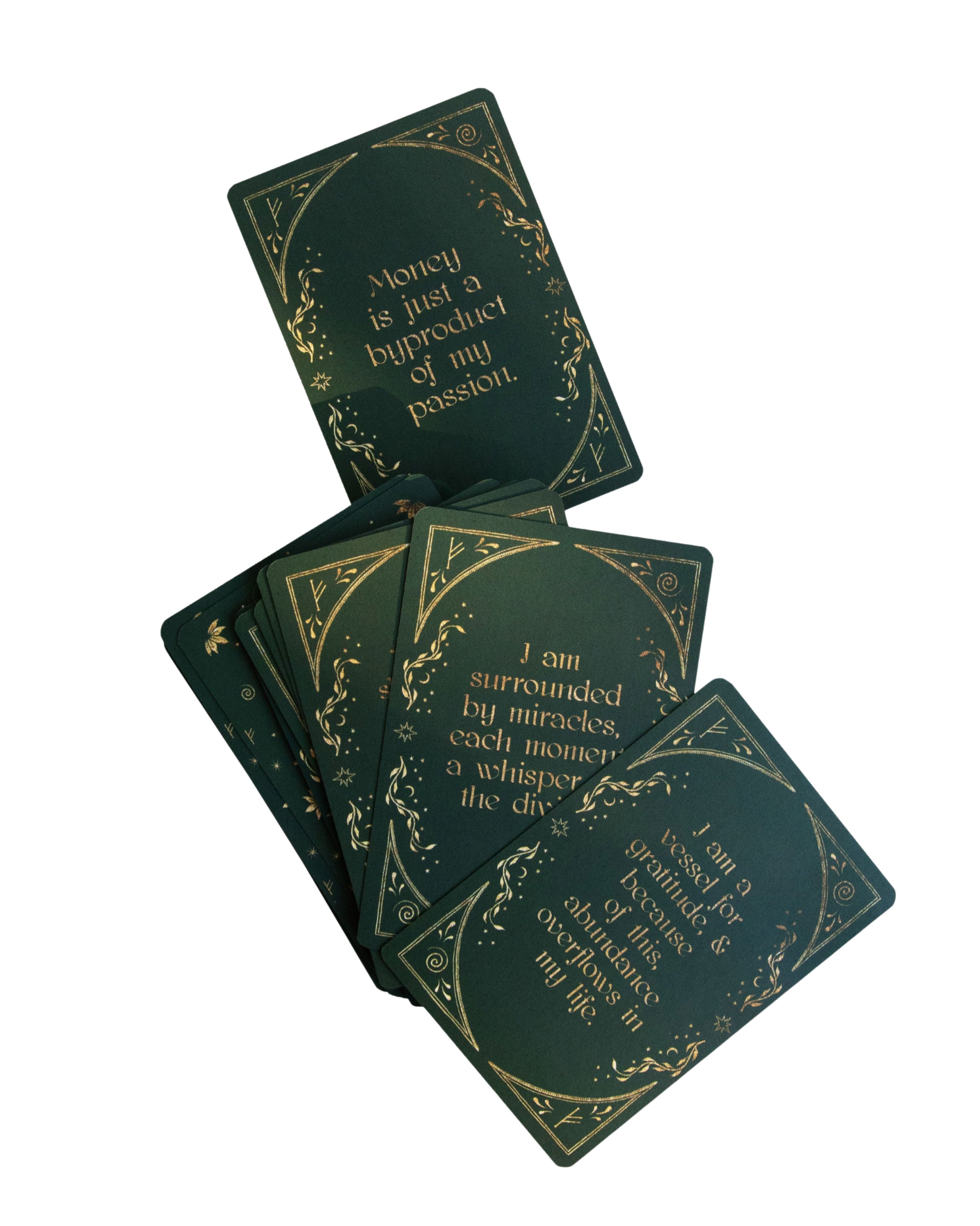 abundance affirmation cards | dreamy moons