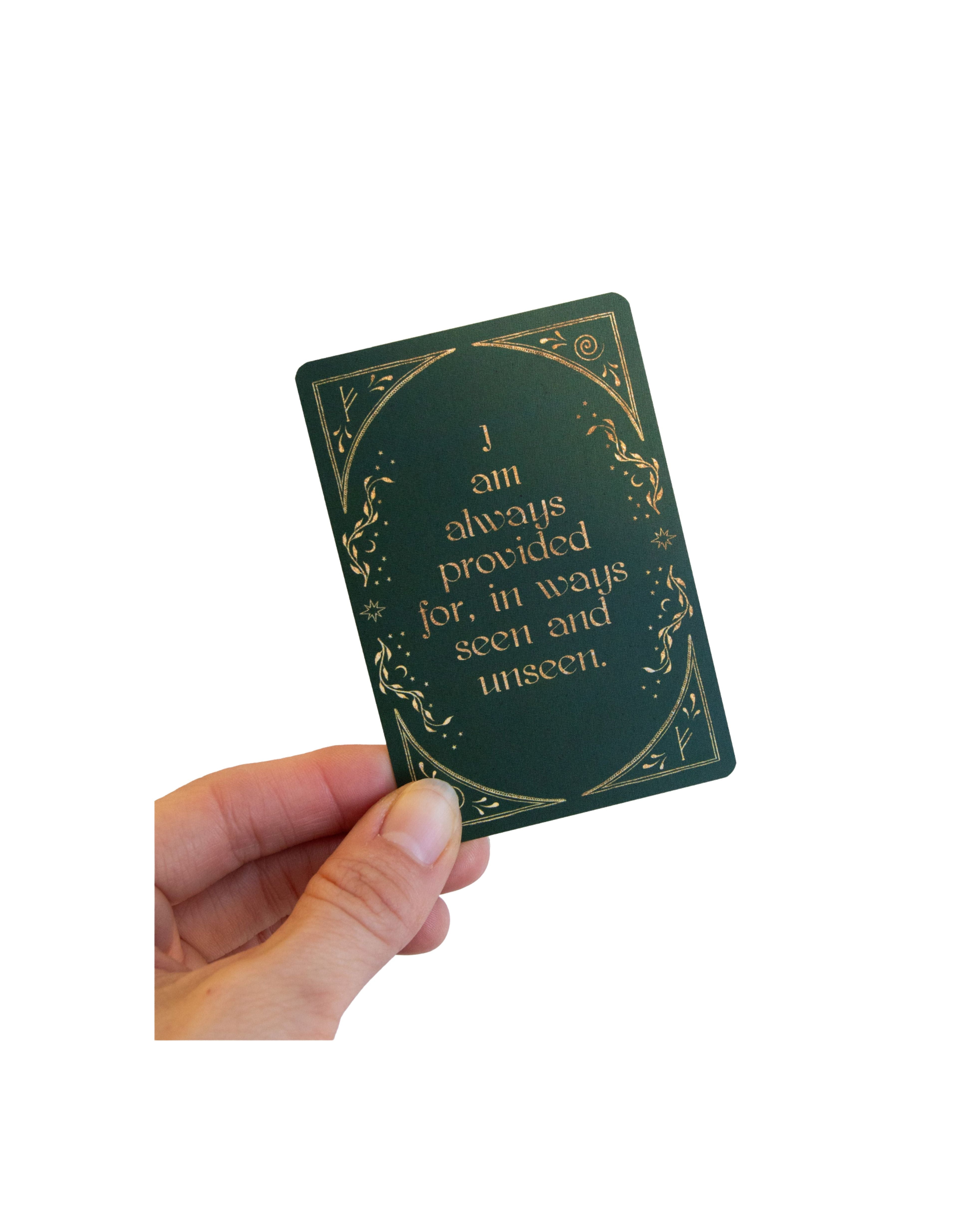 abundance affirmation cards | dreamy moons