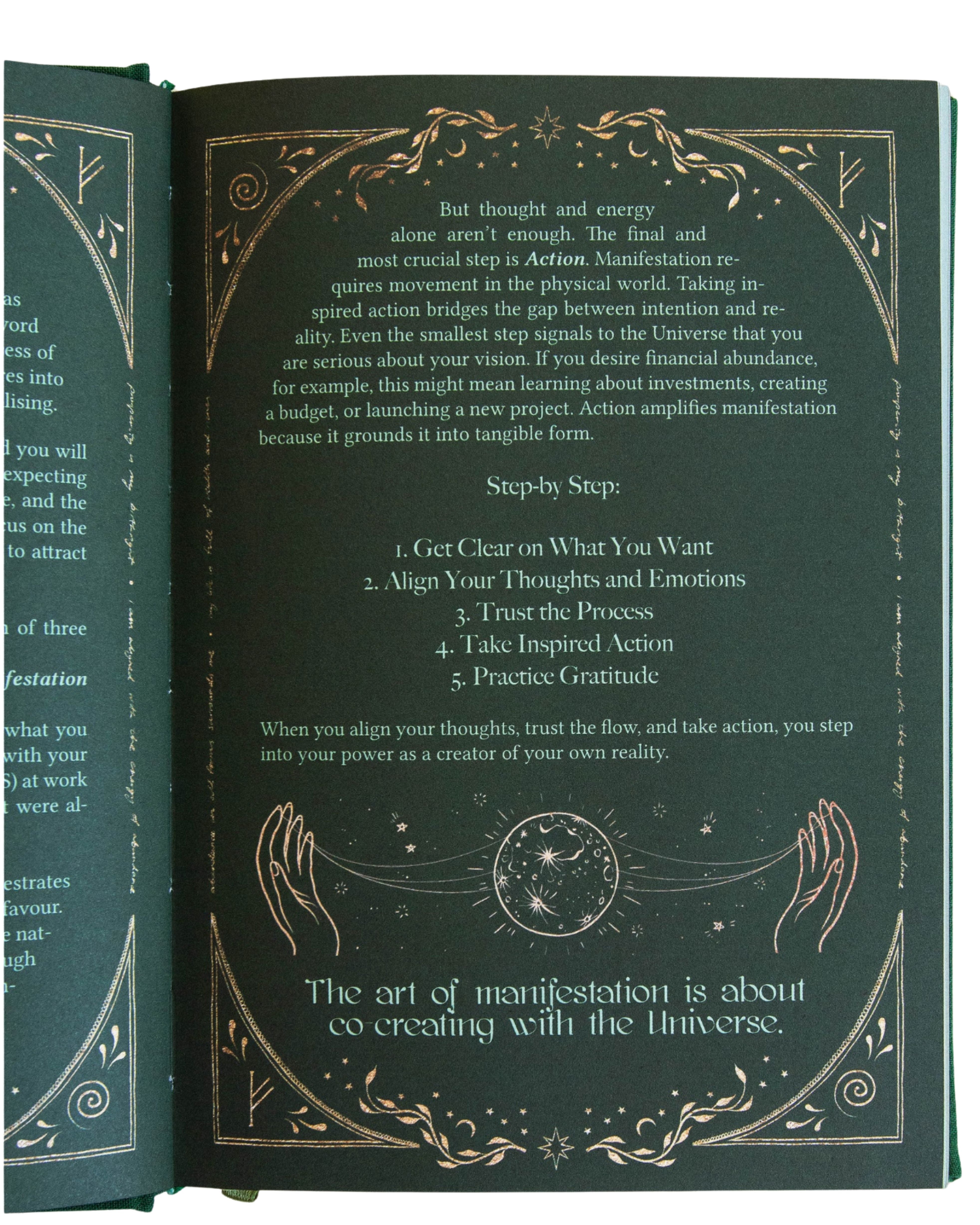 abundance planner | sage | dreamy moons