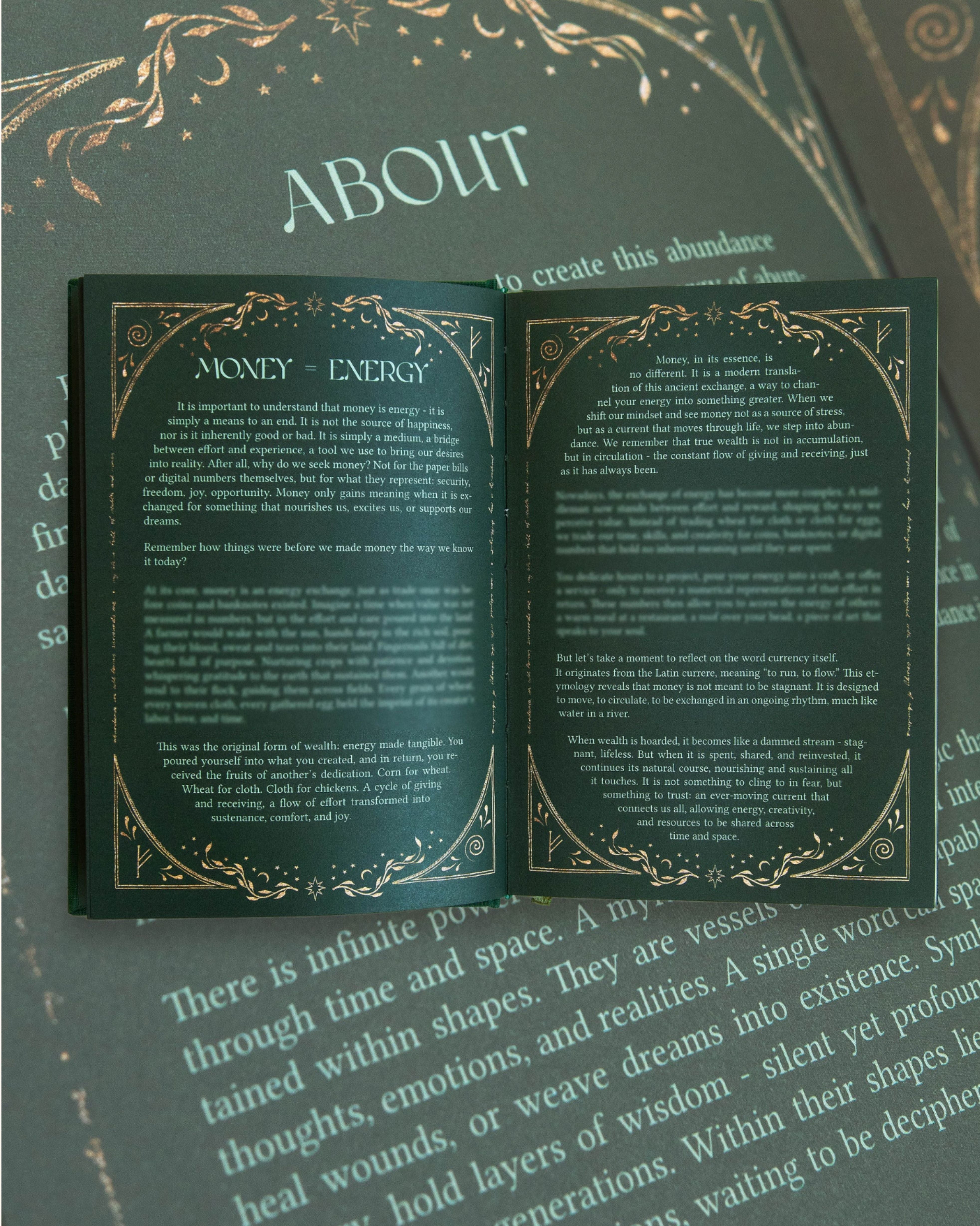 abundance planner | sage | dreamy moons