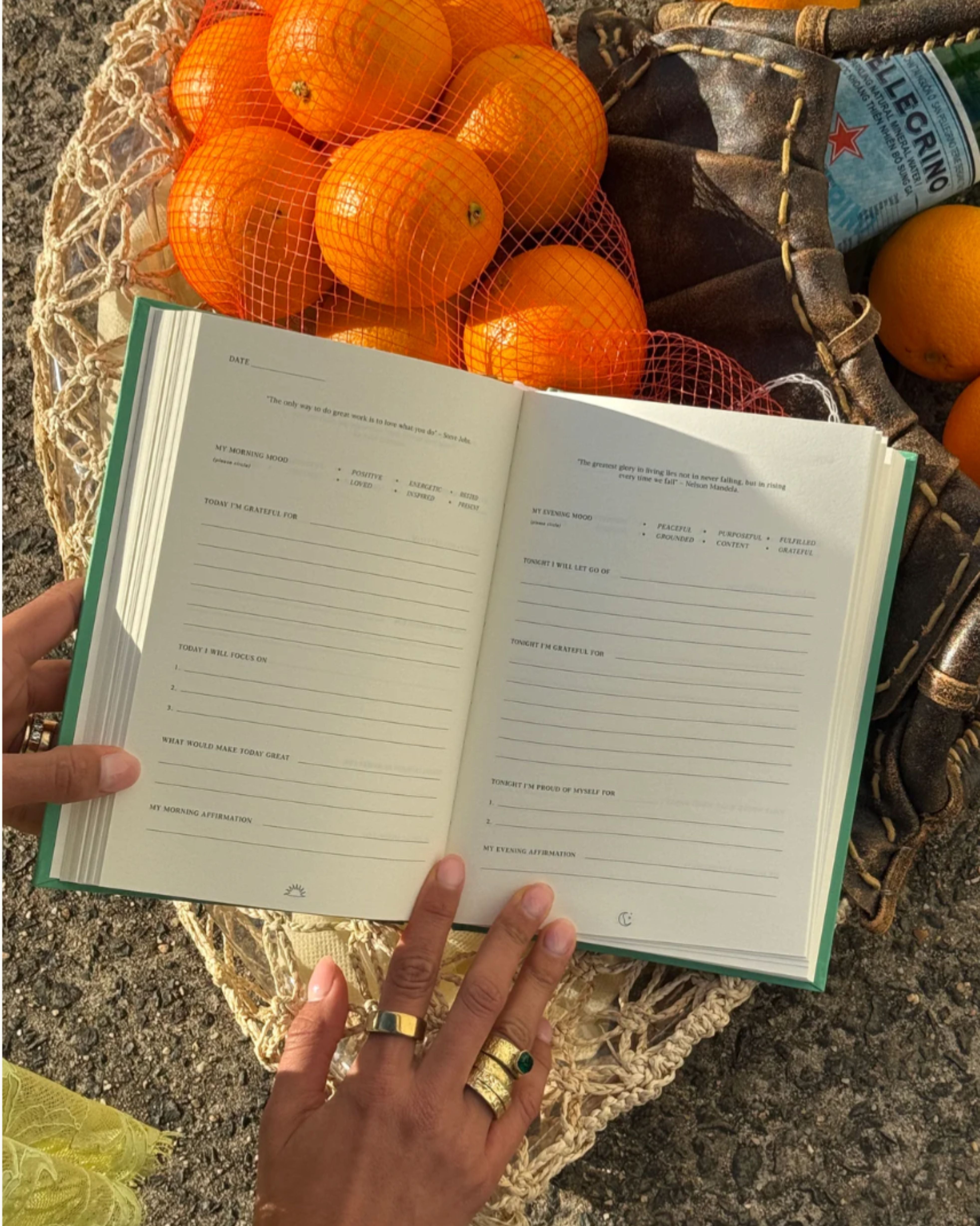 selfdom gratitude journal | dominique ellisa | matcha green